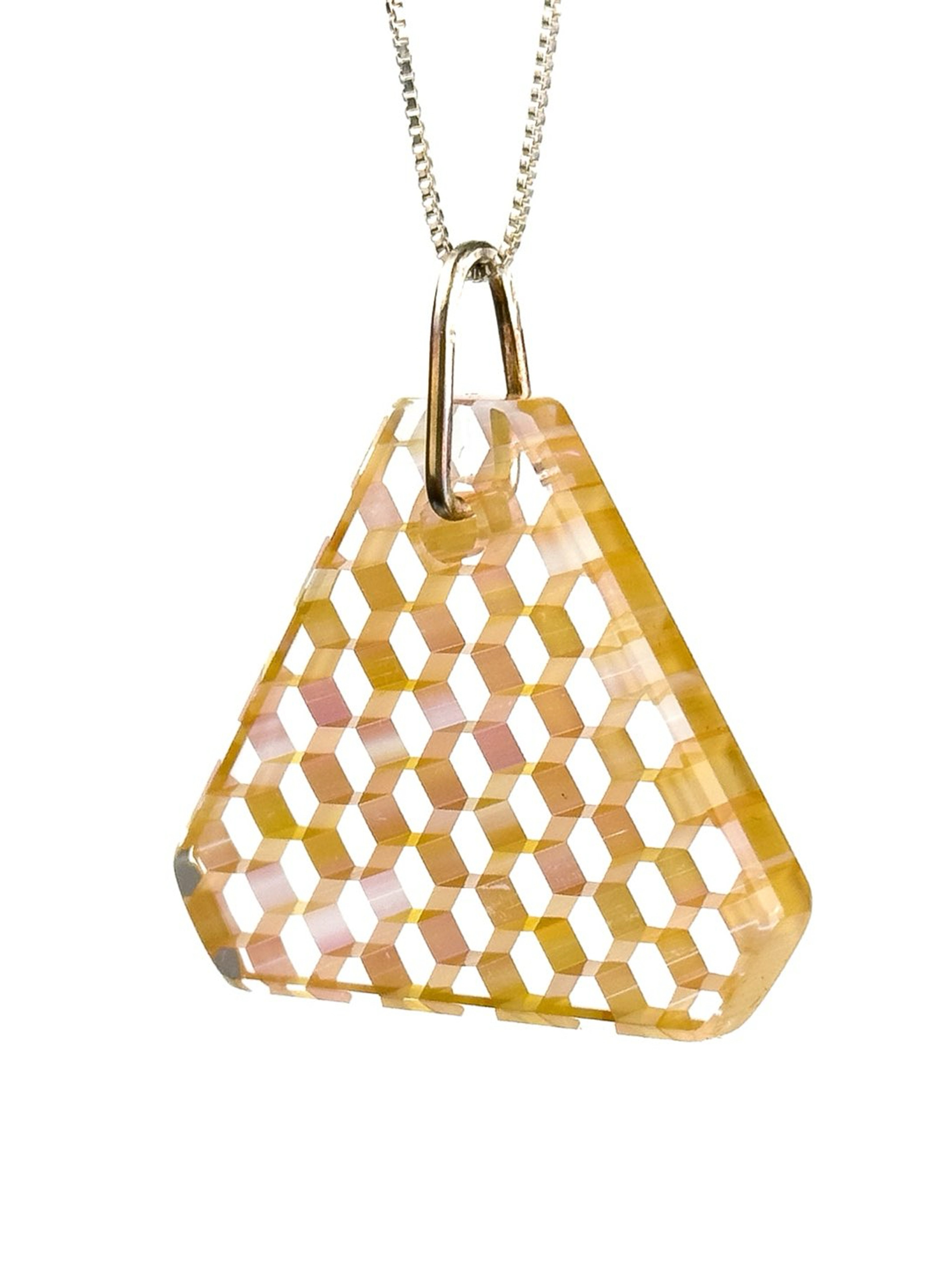 Preview pic of Teurfs Triangle Honeycomb Pendant