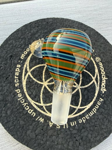 Preview pic of Worked Push Bowl 18mm Slide