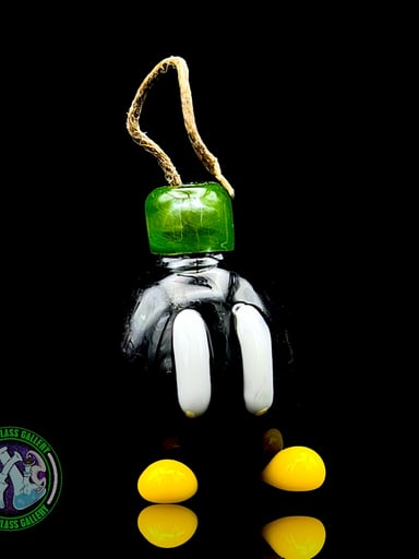 Preview pic of Sandberg Glass - Bob-omb - Hemp Wick Holder #3