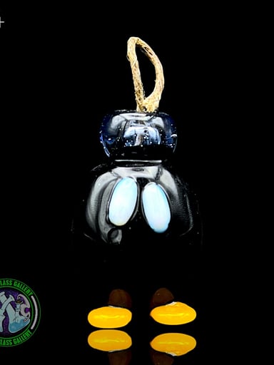 Preview pic of Sandberg Glass - Bob-omb - Hemp Wick Holder #14