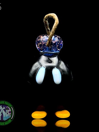 Preview pic of Sandberg Glass - Bob-omb - Hemp Wick Holder #15