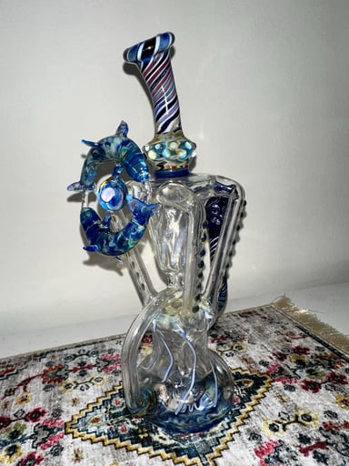 Preview pic of Pharrow glass dolphin piece