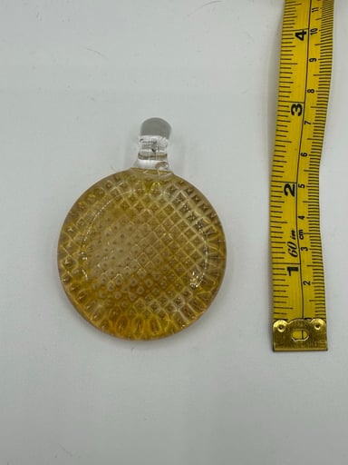 Preview pic of Adami Glass Project Press Circe Pendant - Gold Fume