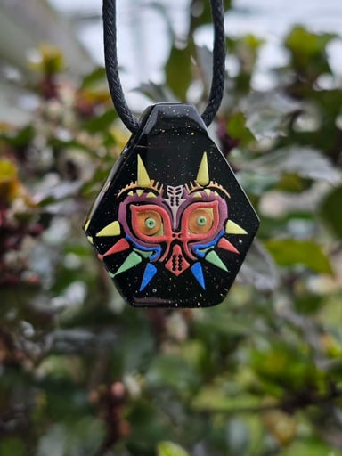 Preview pic of Majora's Mask Zelda Layered Glow Pendant