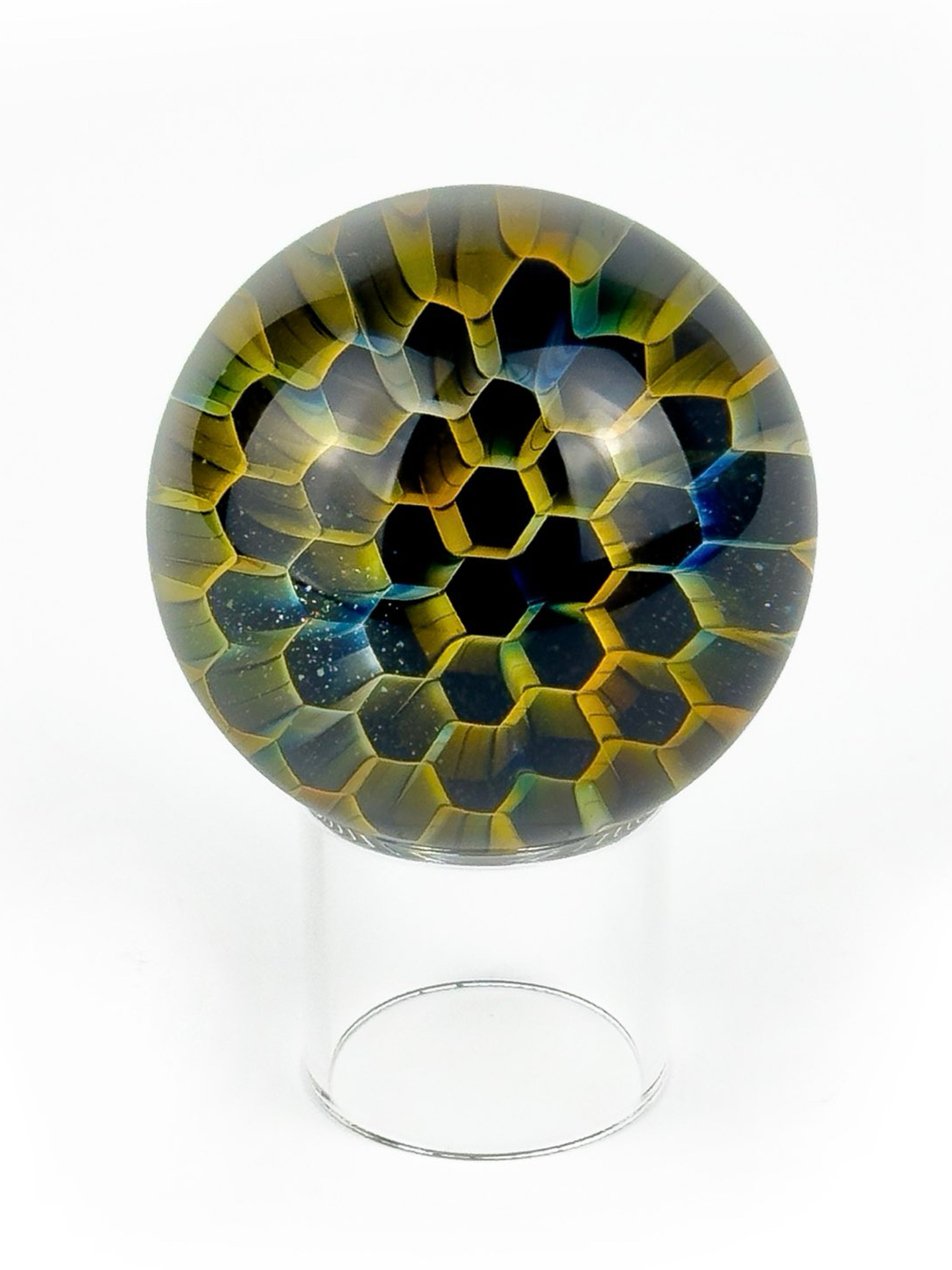 Preview pic of Jakers Glass Fume Honeycomb Lg Marble