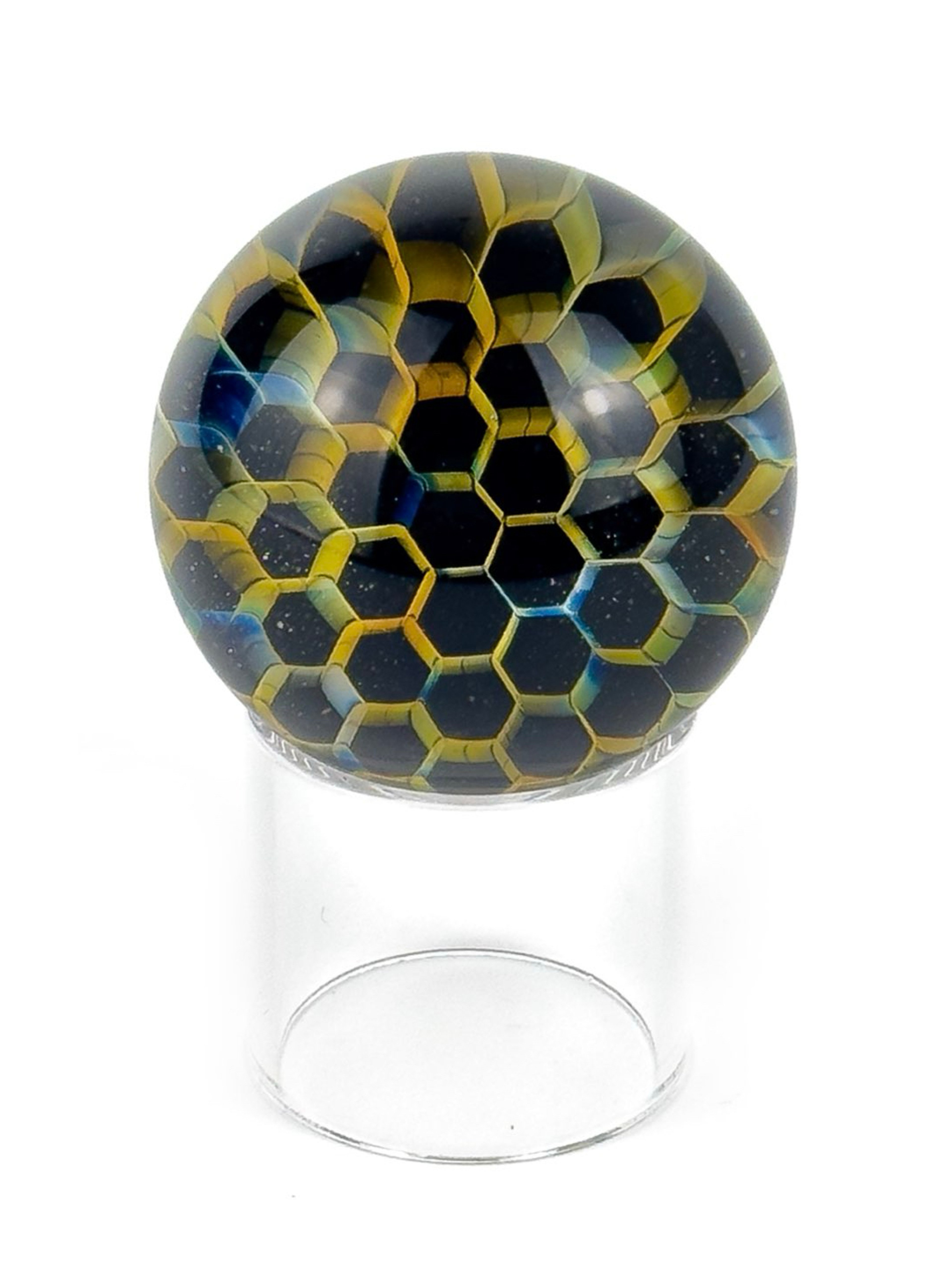 Preview pic of Jakers Glass Fumed Honeycomb Sm Marble