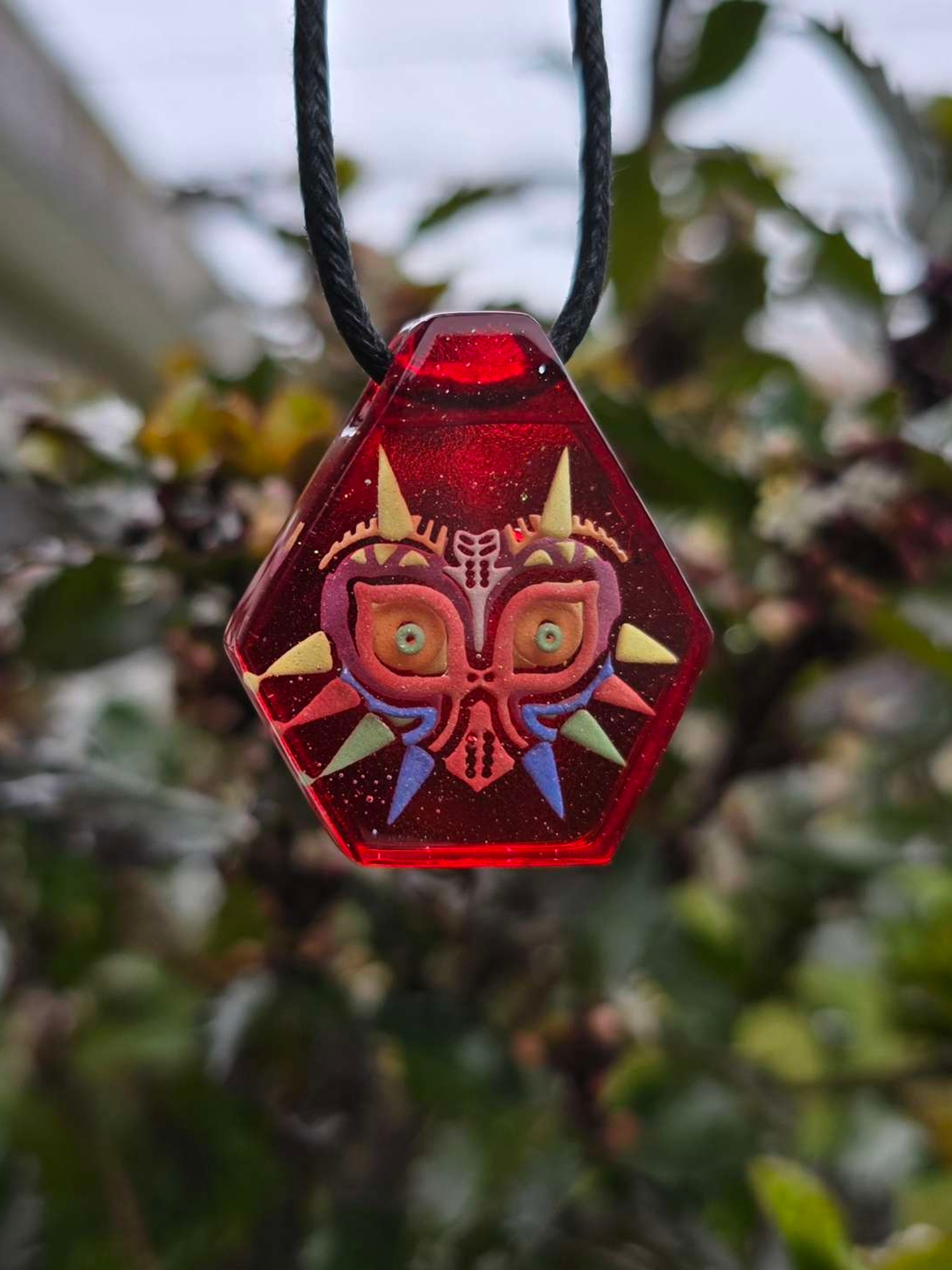 Preview pic of Majora's Mask Zelda Layered Glow Pendant