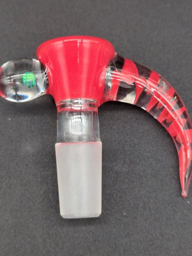 Preview pic of 2K GLASS 14MM SINGLE HOLE SLIDES W/ BLACK OPAL