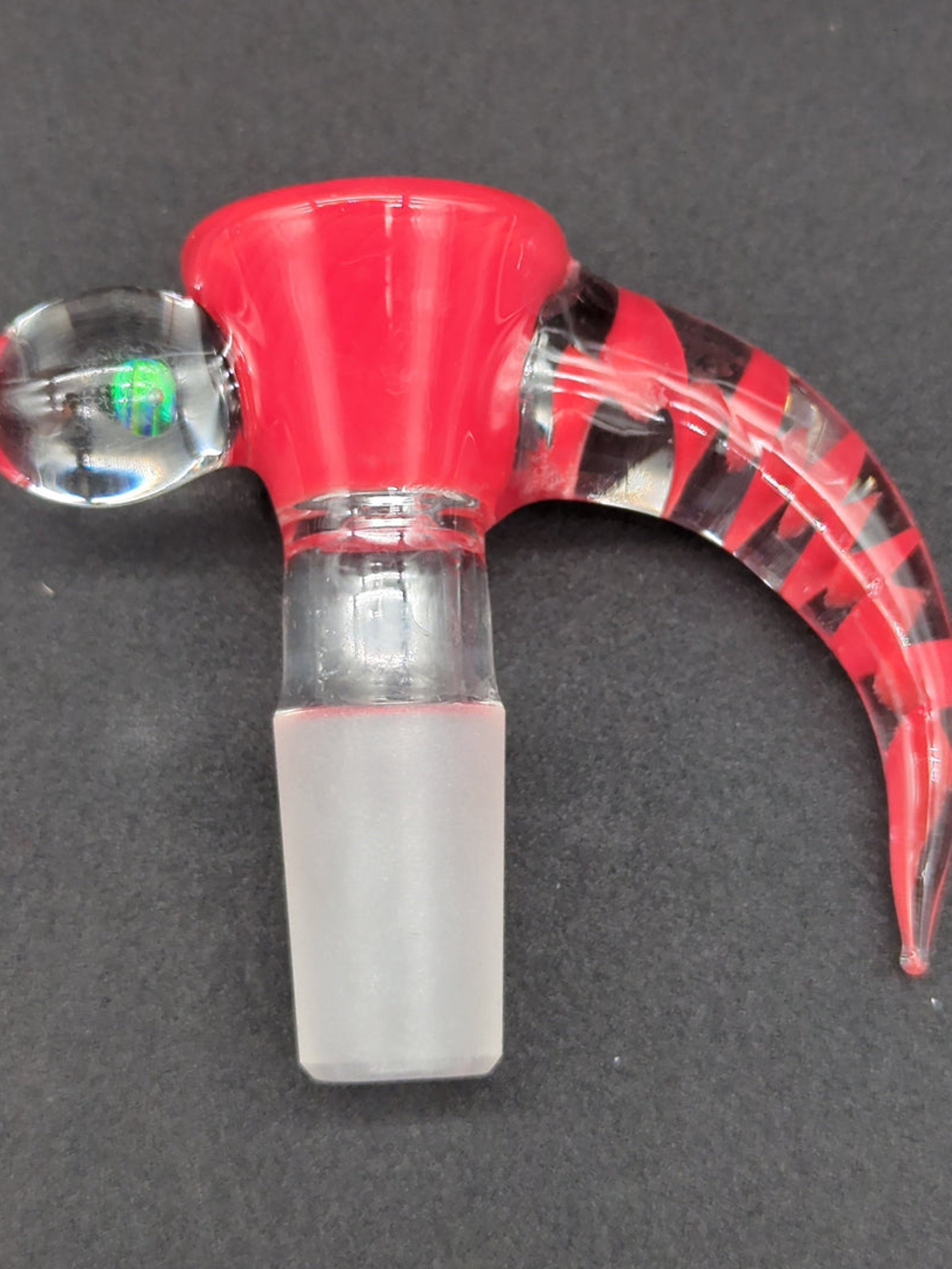 Preview pic of 2K GLASS 14MM SINGLE HOLE SLIDES W/ BLACK OPAL