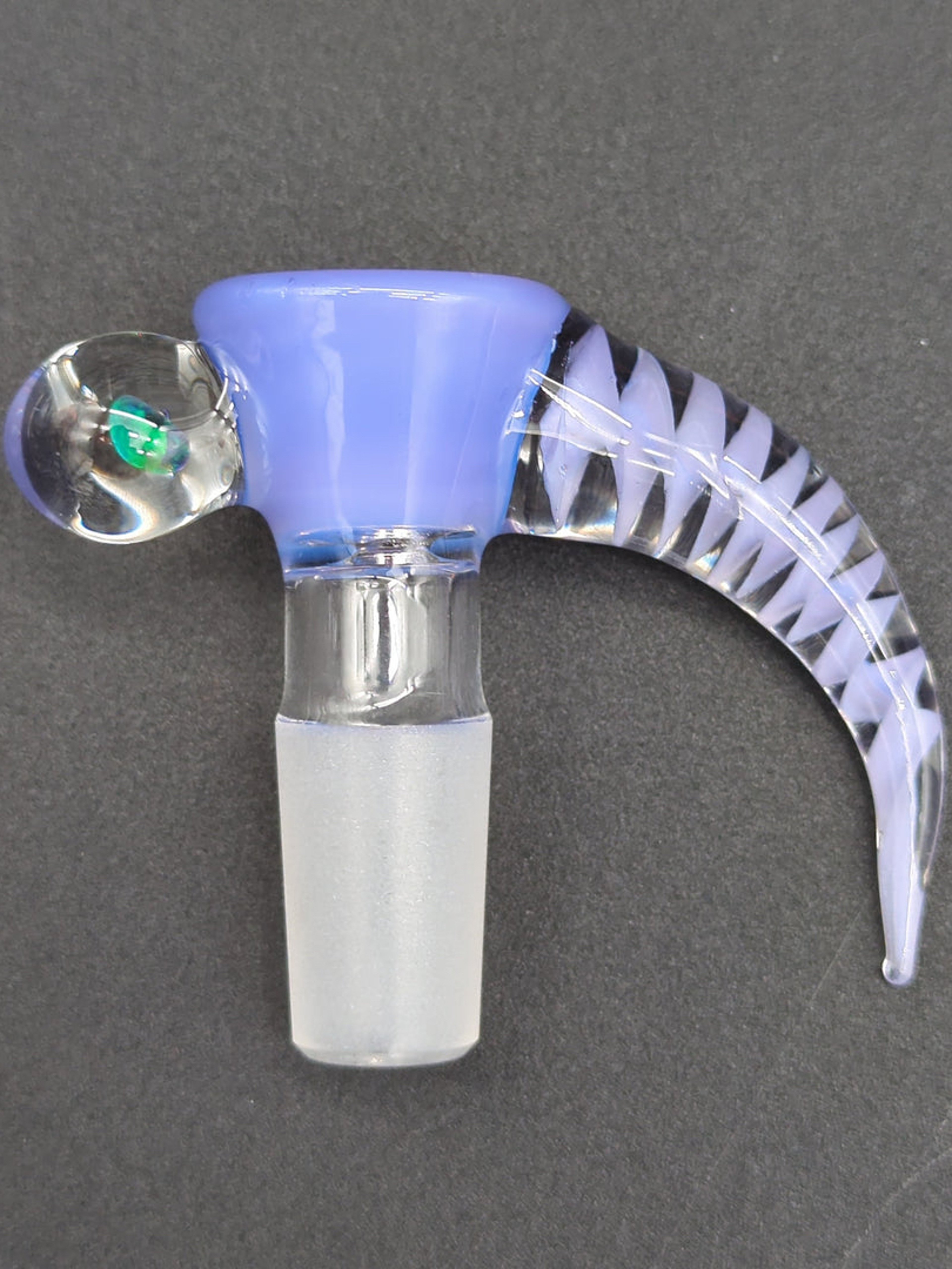 Preview pic of 2K GLASS 14MM SINGLE HOLE SLIDES W/ BLACK OPAL