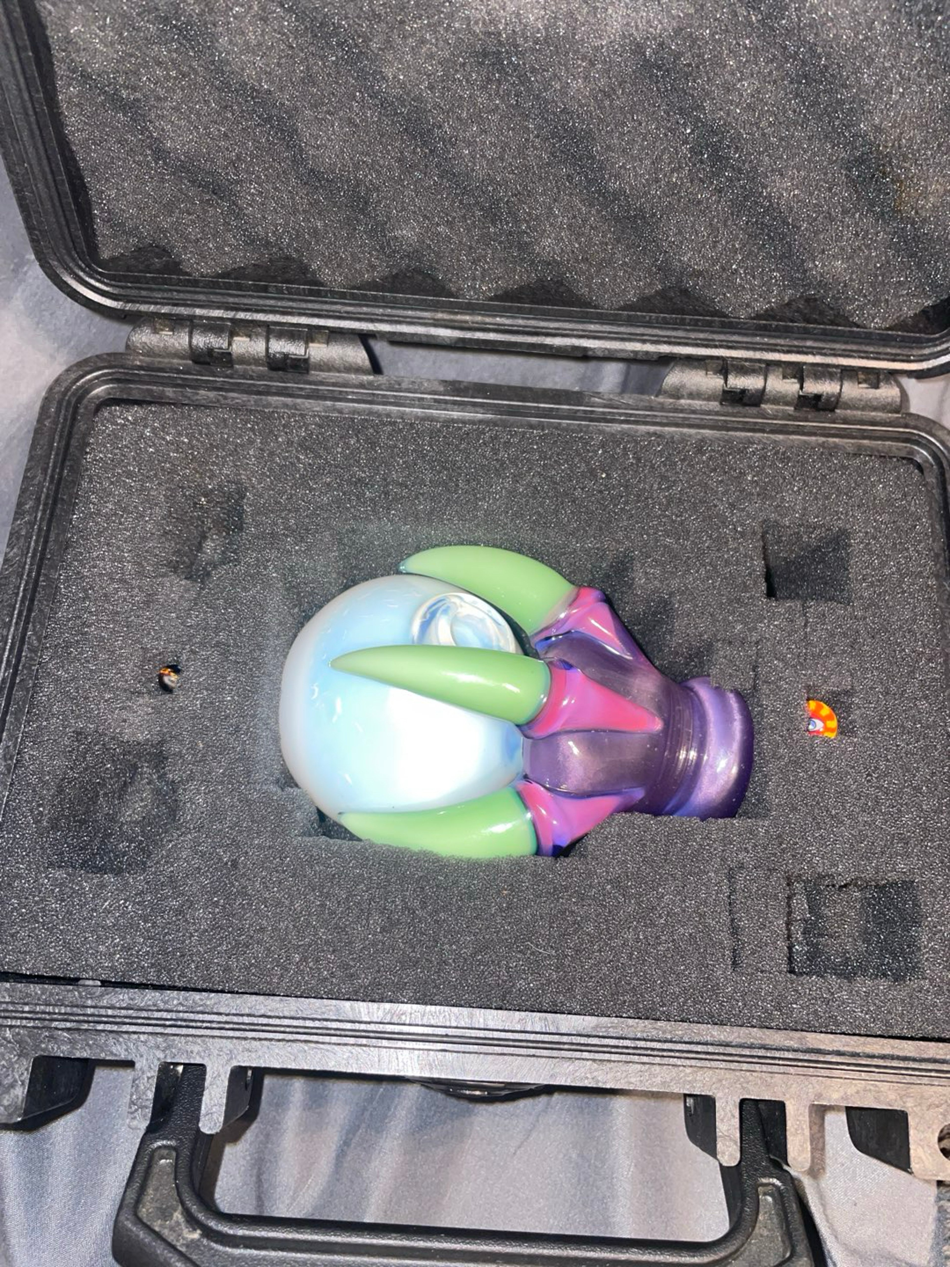 Mike Luna mini orb with banjo pearl image 0