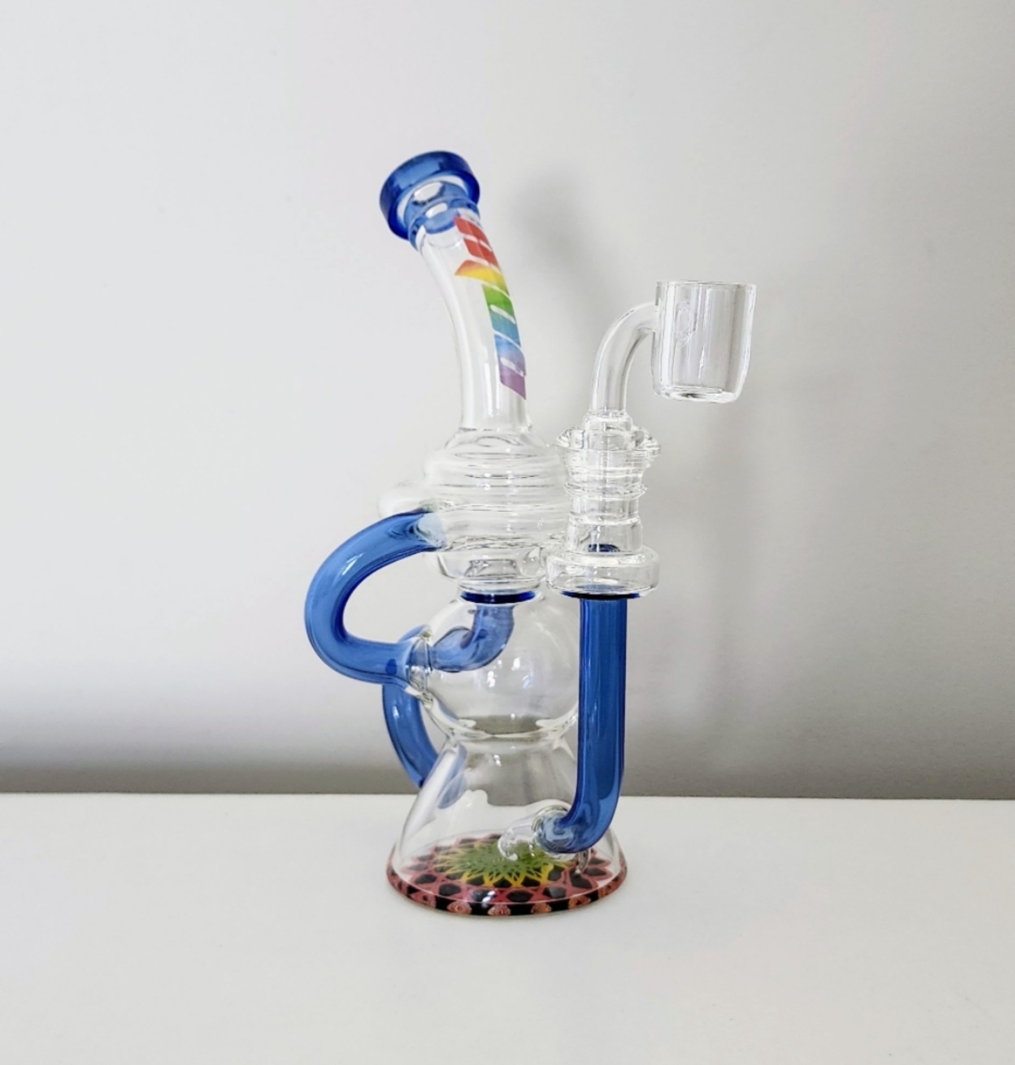 Preview pic of 8.5"H Falcon Recycler + Banger***Free Shipping***