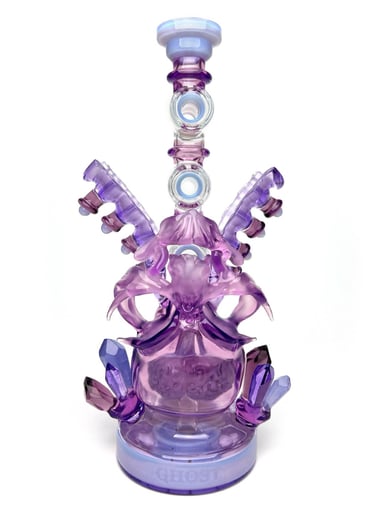 Preview pic of Evol Empire x Ghost Glass Alien Skull