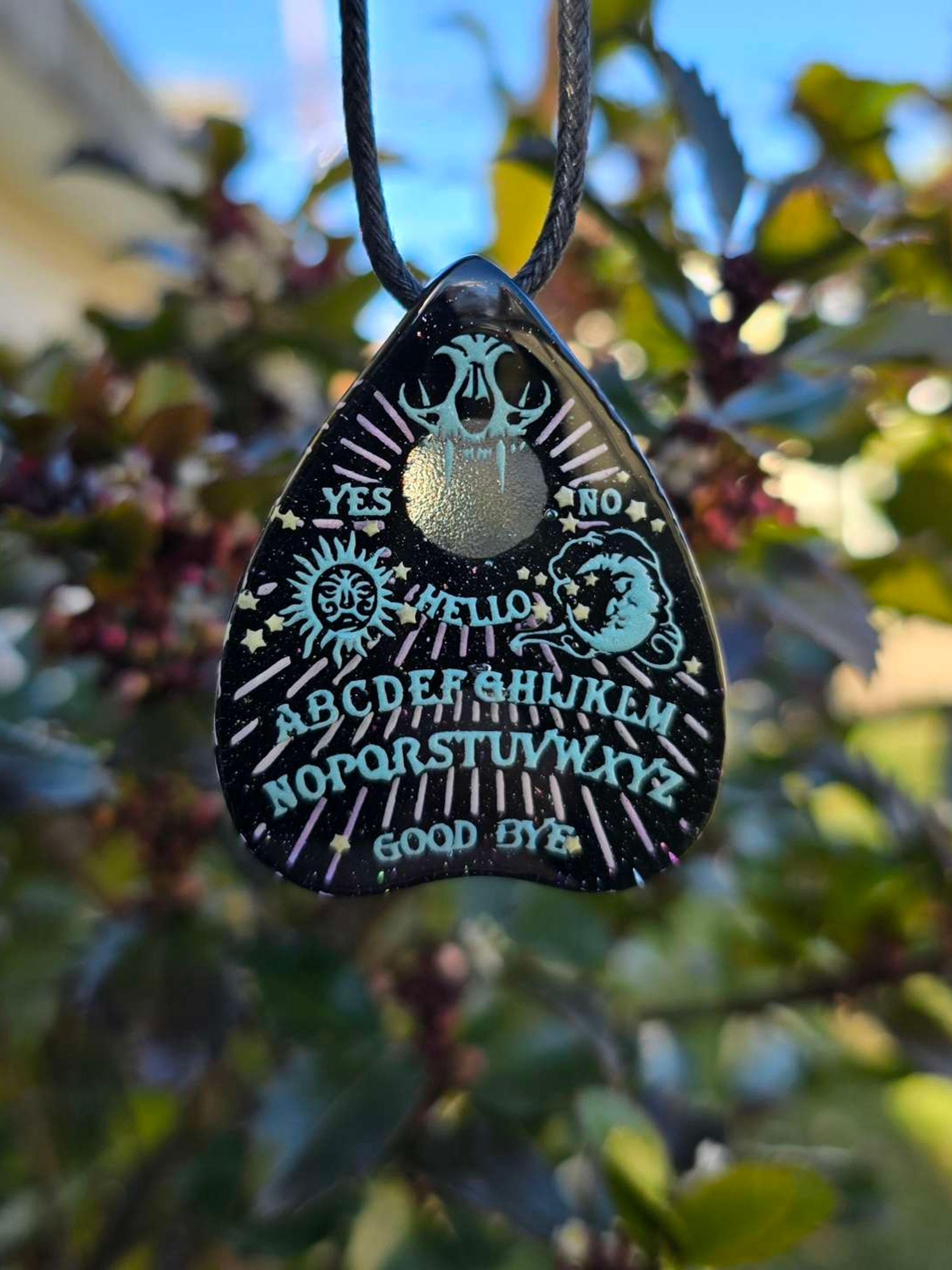 Preview pic of Ouija Planchette Layered Glow Pendant
