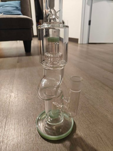 Preview pic of 16" Double Showerhead Perc Bong