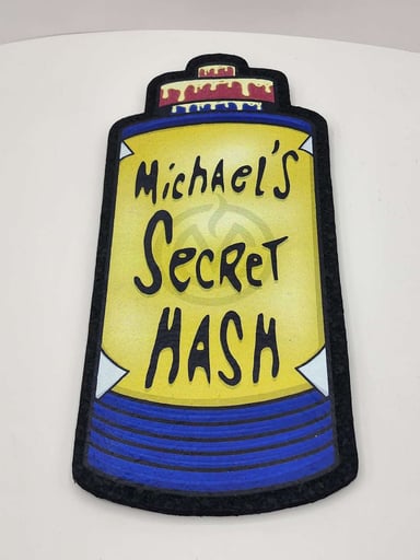 Preview pic of Michael's secret hash moodmat - limited release
