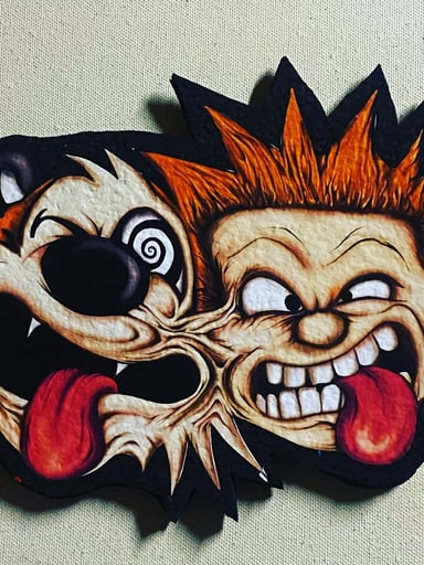 Preview pic of Calvin and hobbes dabmat