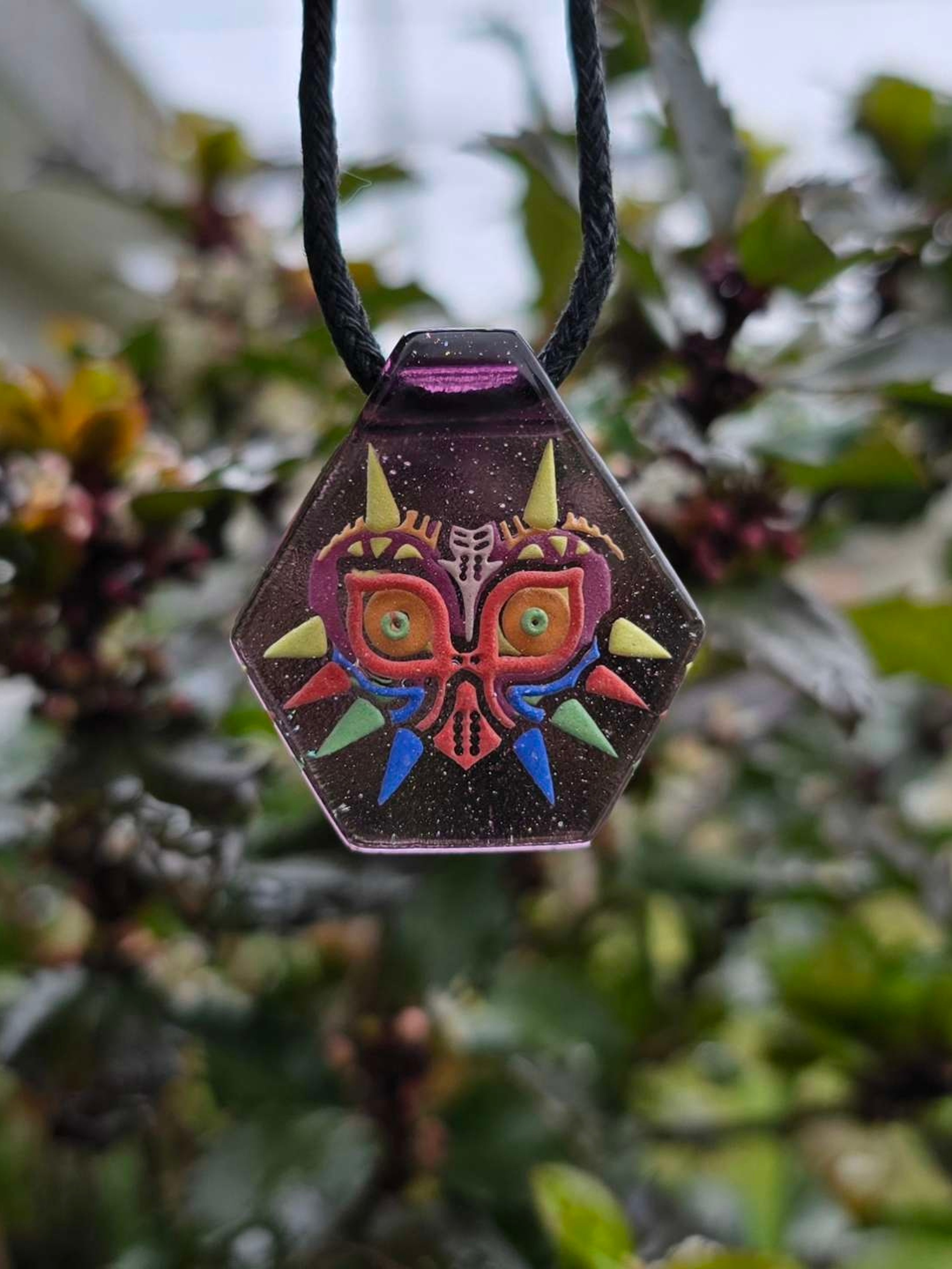 Preview pic of Majora's Mask Zelda Layered Glow Pendant