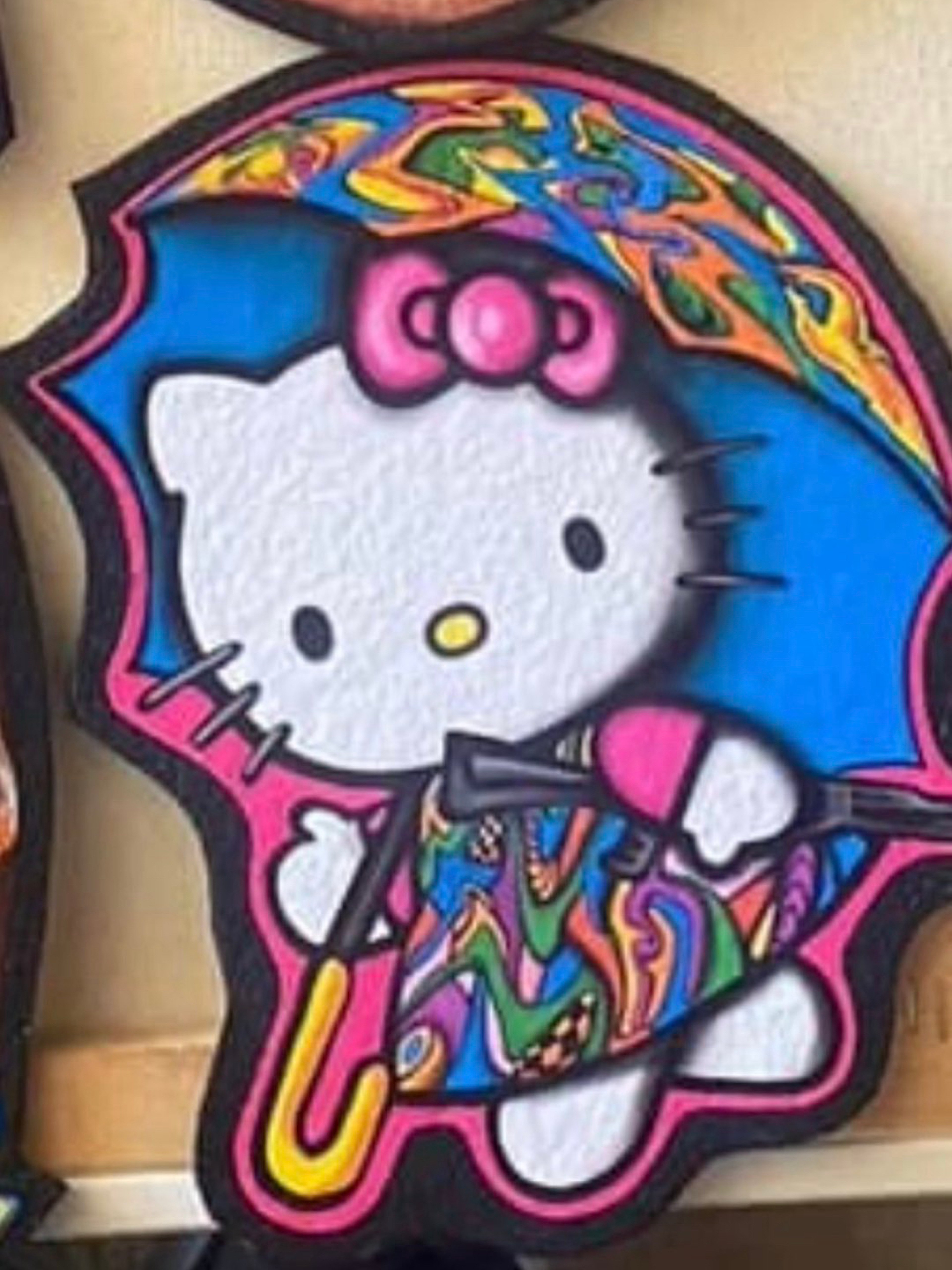 Hello kitty glow mat with uv image 0