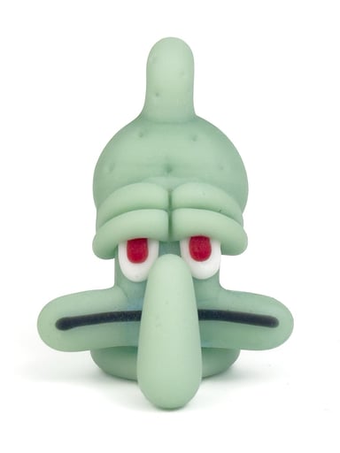 Preview pic of Fonzie Glass Squidward Pendant
