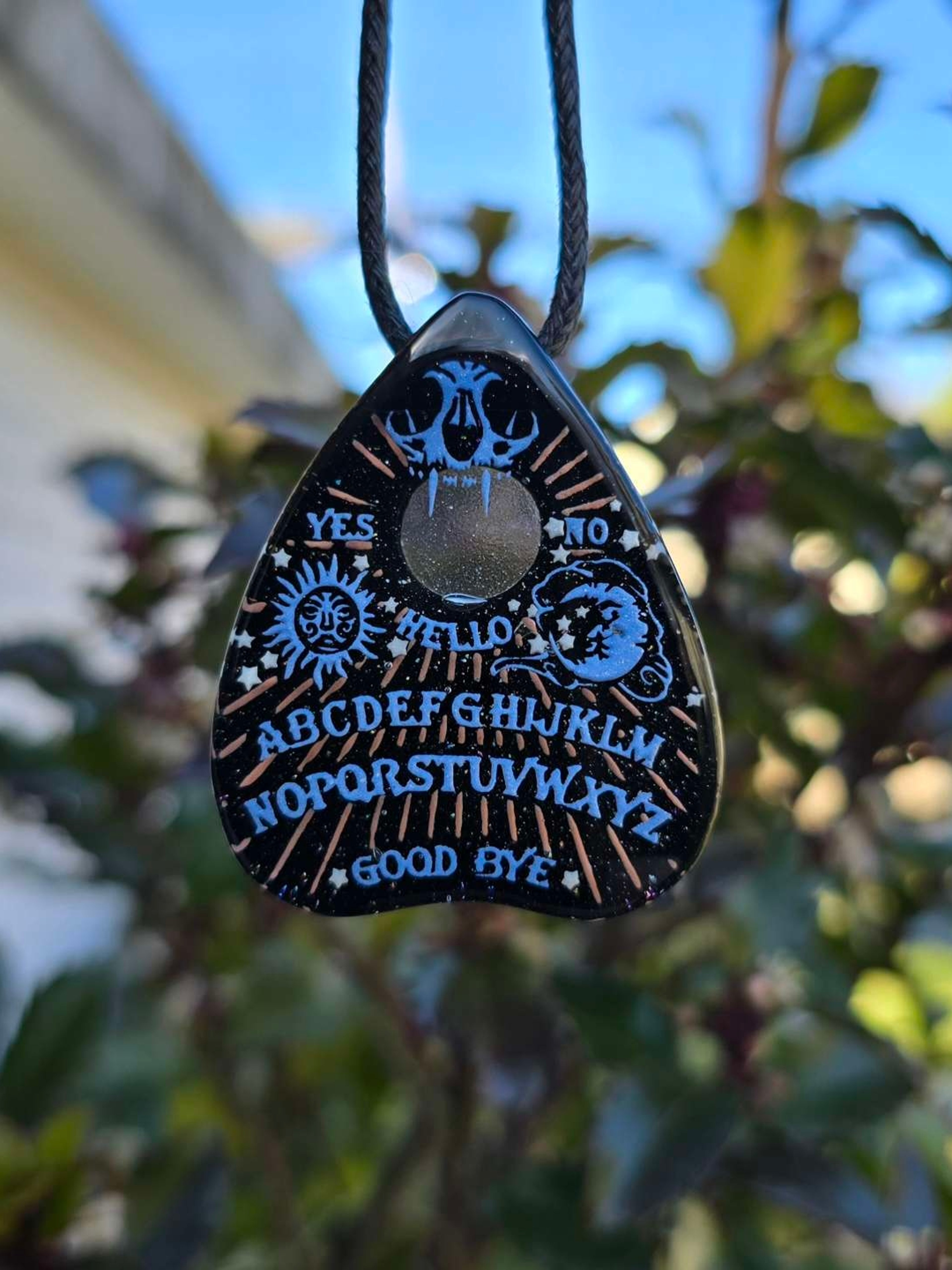 Preview pic of Ouija Planchette Layered Glow Pendant
