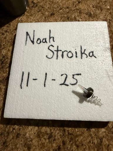 Preview pic of Electrum coos 20mm opal spike