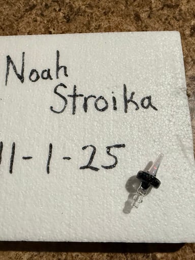 Preview pic of Coos black cropal 20mm spike