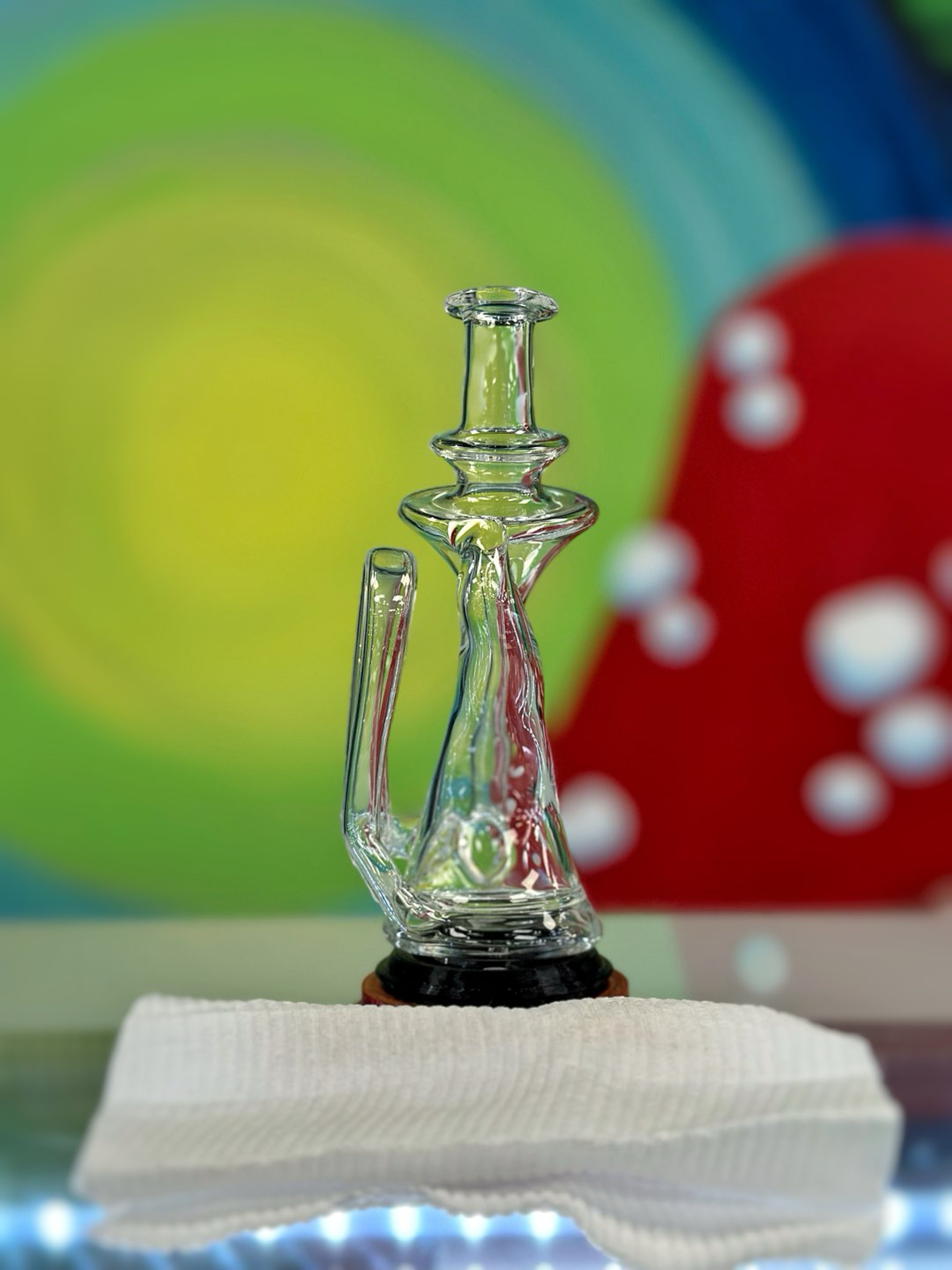CLEAR “ FLOW-TER “ (#4) Recycler - FOCUS.V ATTACHMENT - @ desibglass image 0
