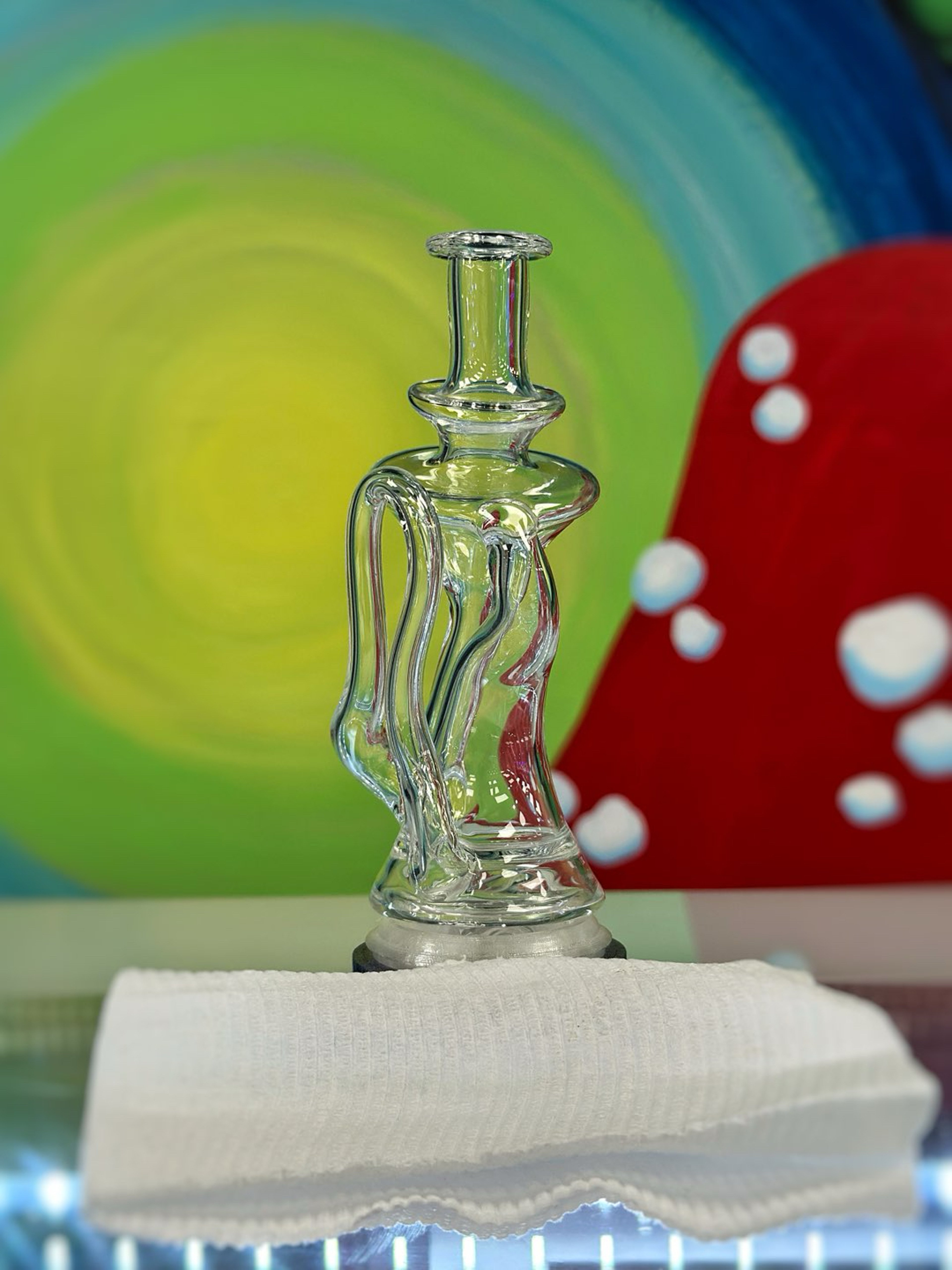 CLEAR “ FLOW-TER “ (#3) Recycler - FOCUS.V ATTACHMENT - @ desibglass image 0