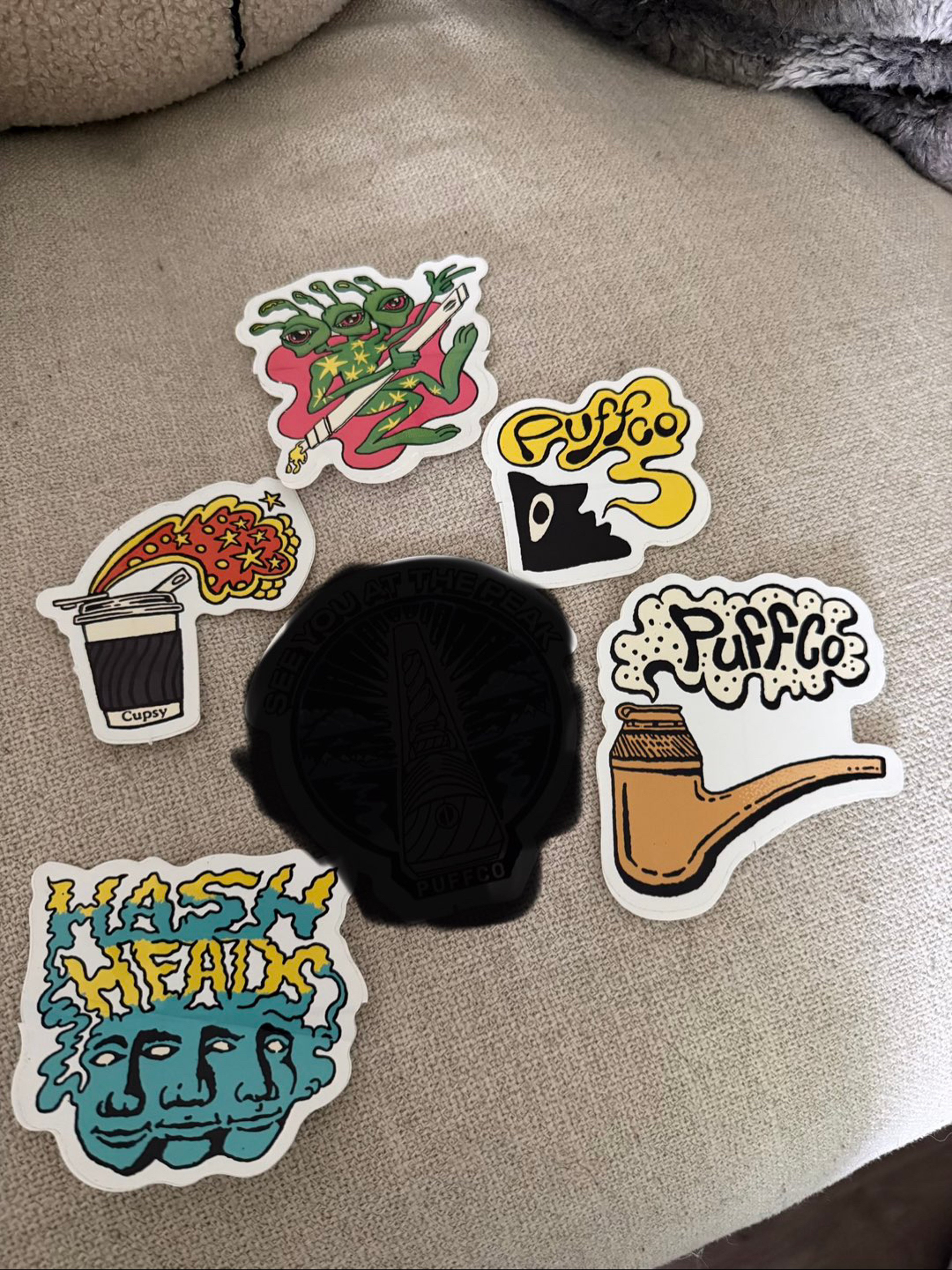 Preview pic of Custom made Puffco stickers -