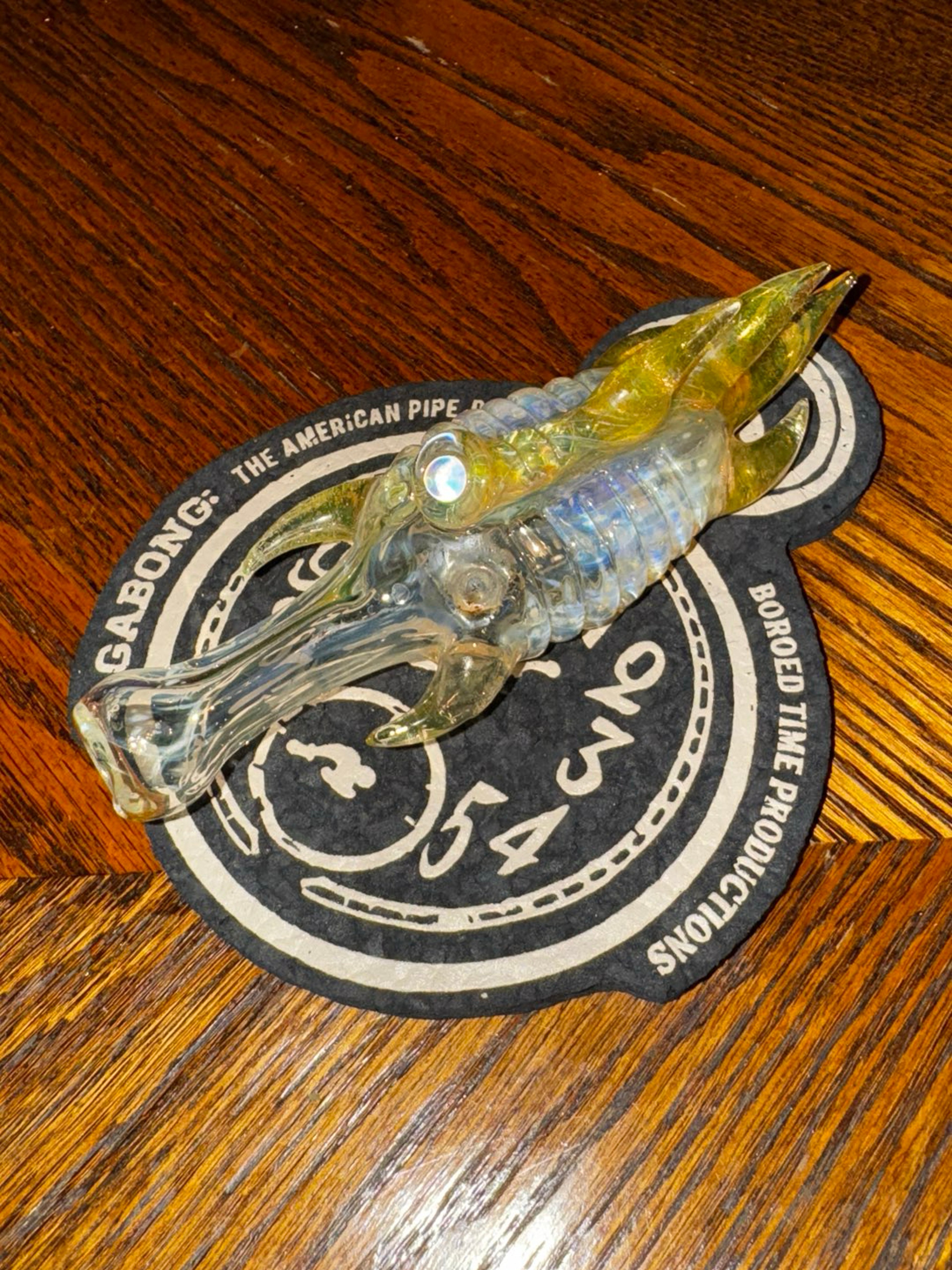 Preview pic of Dry Trilopipe by ELC Glass in Fume and Illuminati