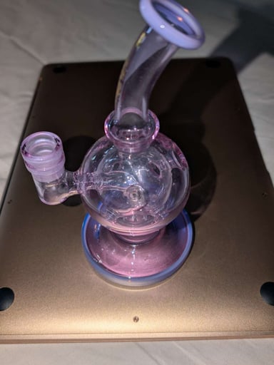 Preview pic of Aleaf fab egg purple transparent 6.5in rig 14mm