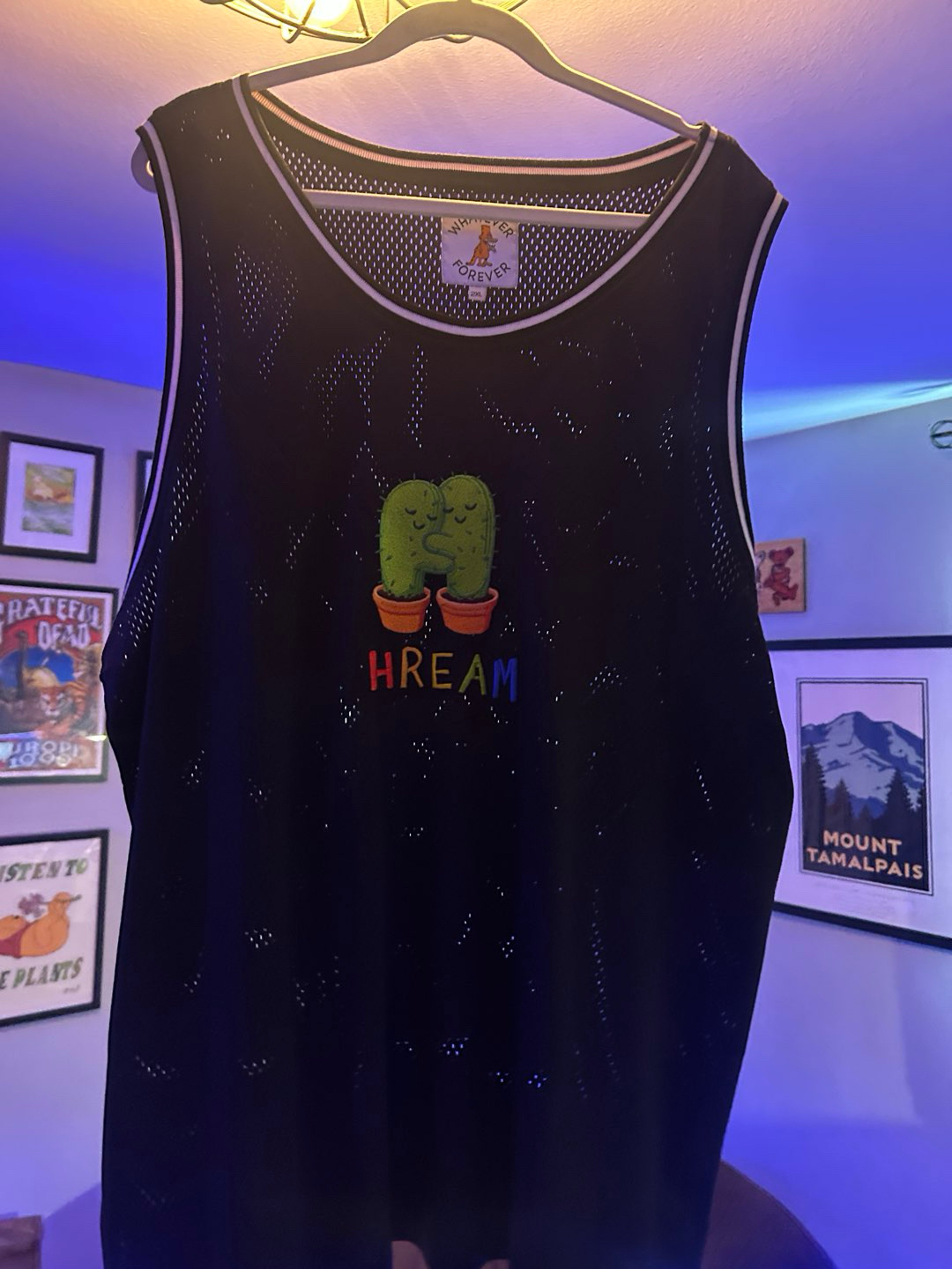 Preview pic of GZ1WhateverForever Cactus Hugging Tank and Shorts New 2xl both