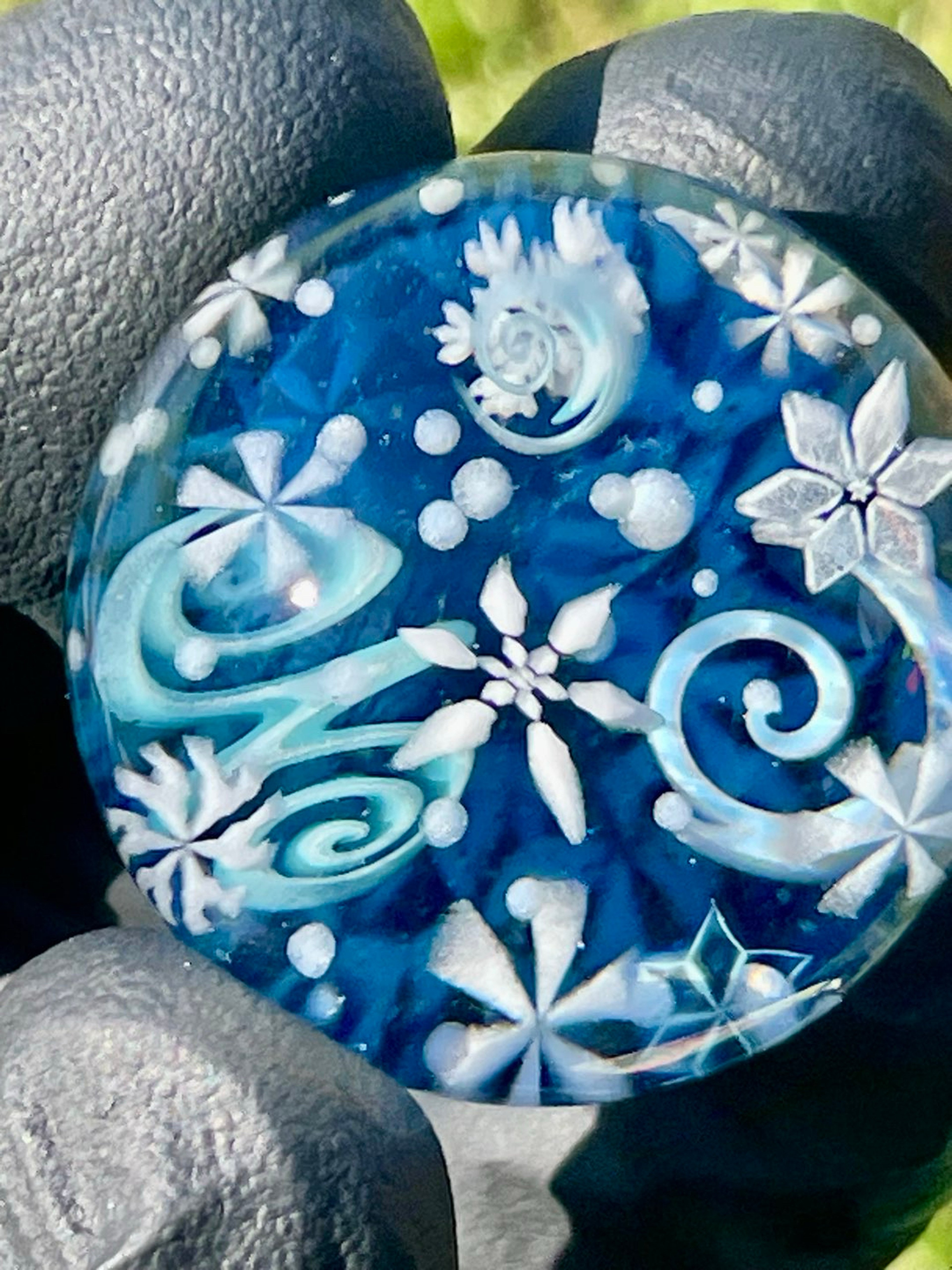 Chaka MiB marble 27mm blizzard image 0