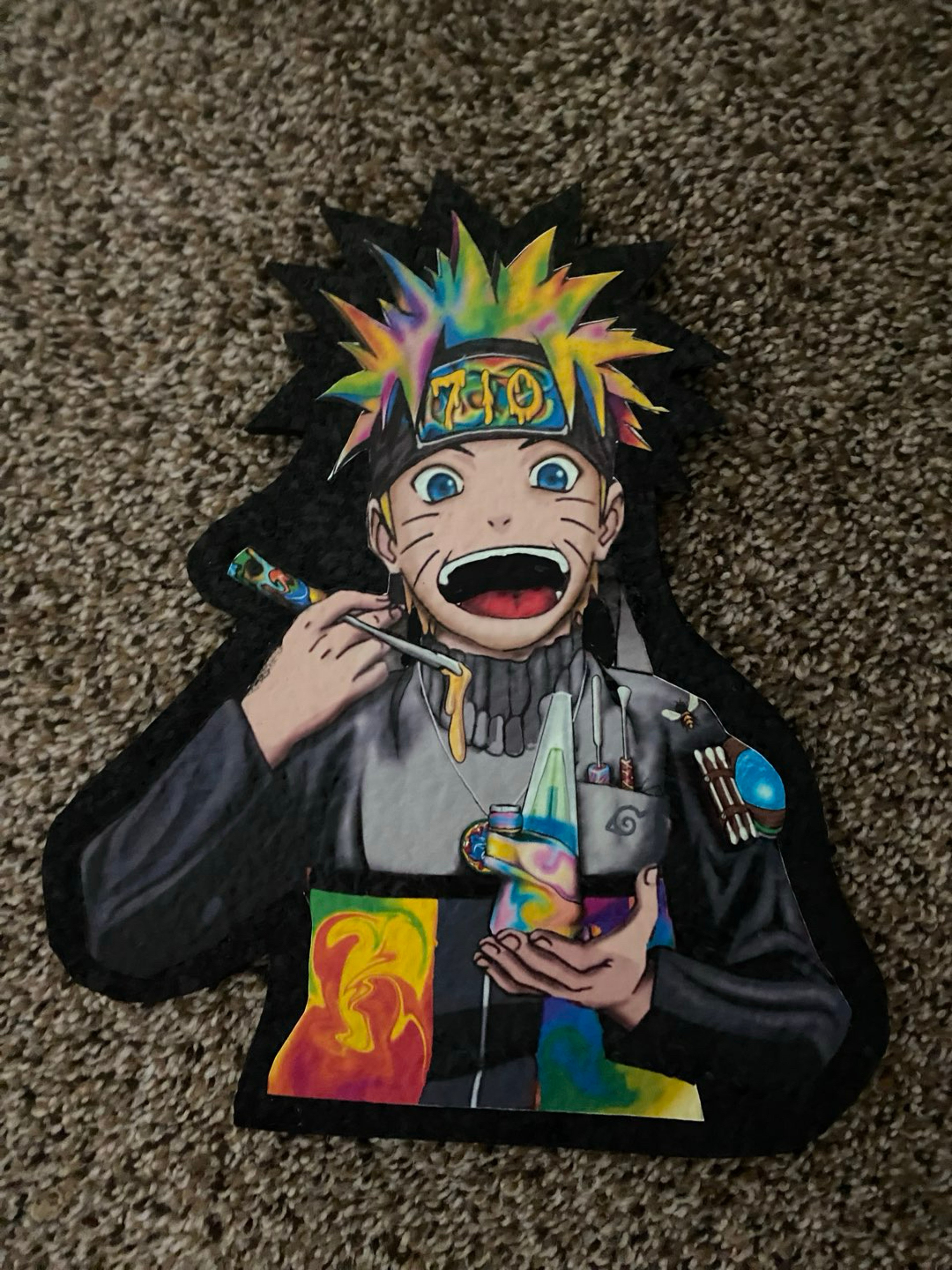 Glow naruto dab mat image 0
