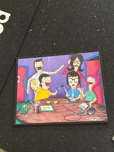 Preview pic of Bobs burgers dabmat