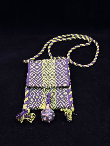 Preview pic of Libby Goines Pouch w/ Peyote Button Charm