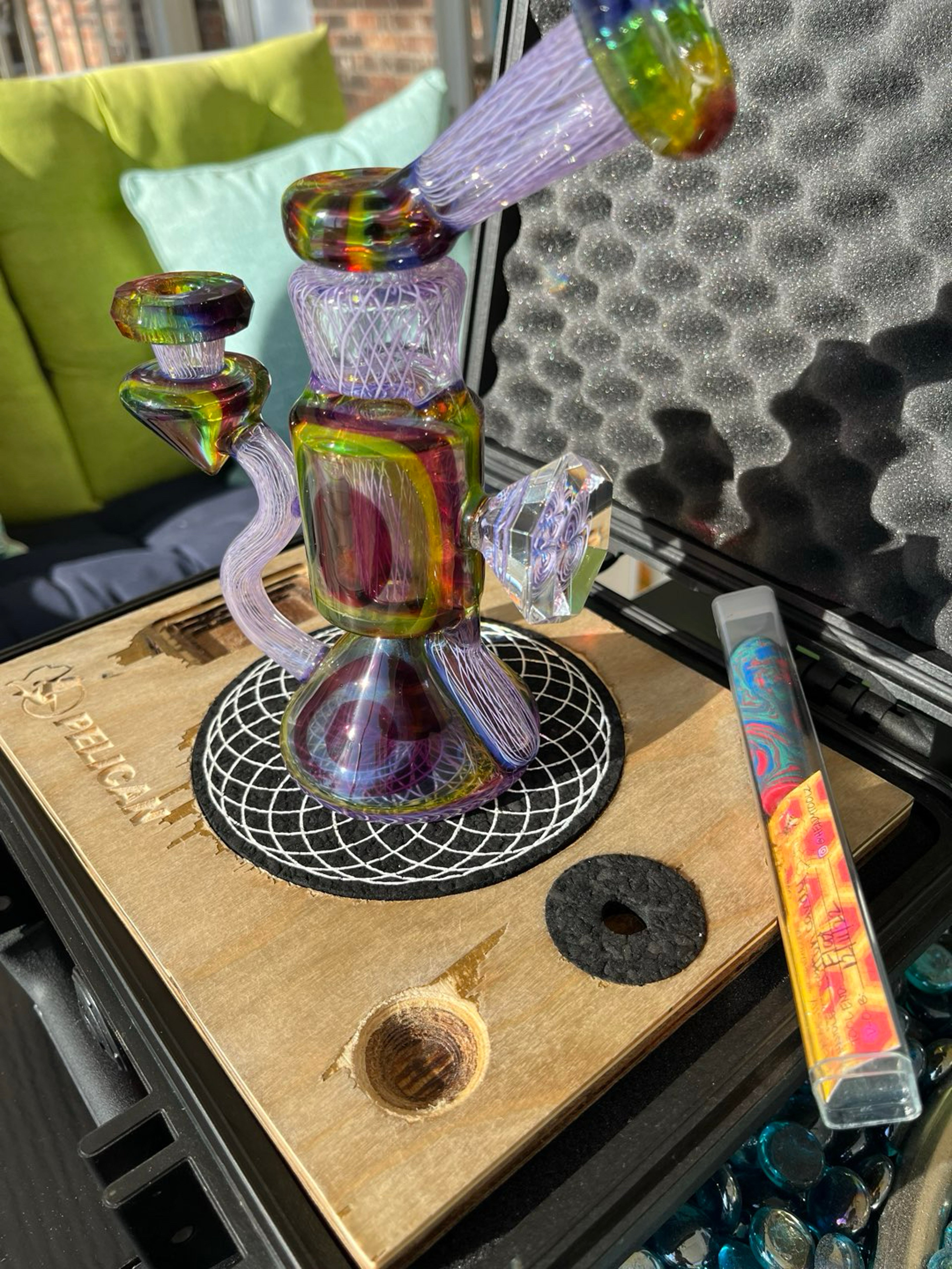 Preview pic of 10mm Facted Retti SuroT Collab by Joe Copeland x Ion Glass