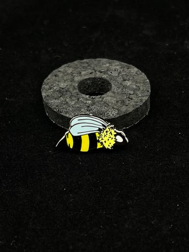 Preview pic of Mini Bee Pin by Aaron Brooks (abrooksart)