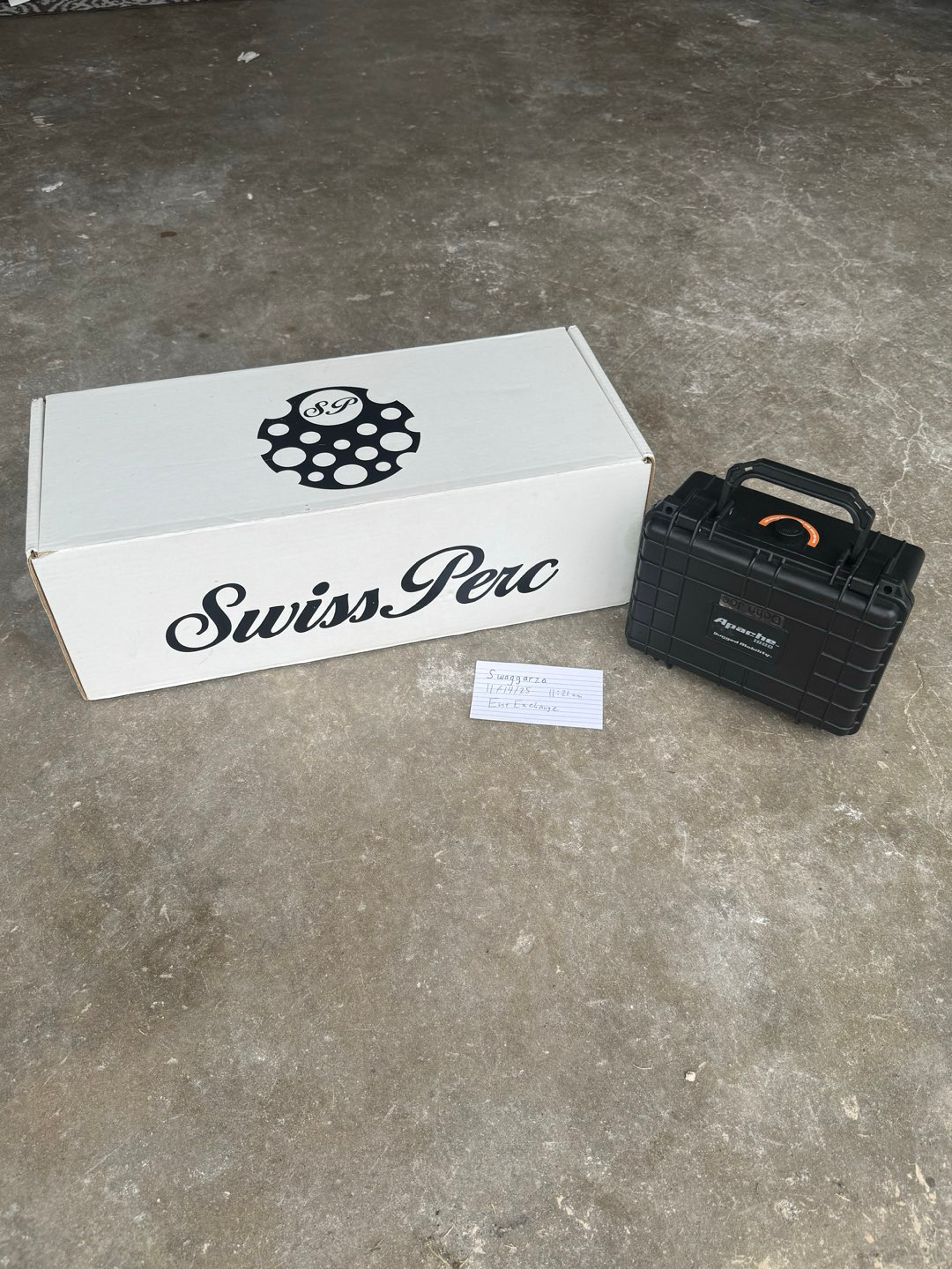 Swiss Perc 2021 6 hole sand blasted image 0