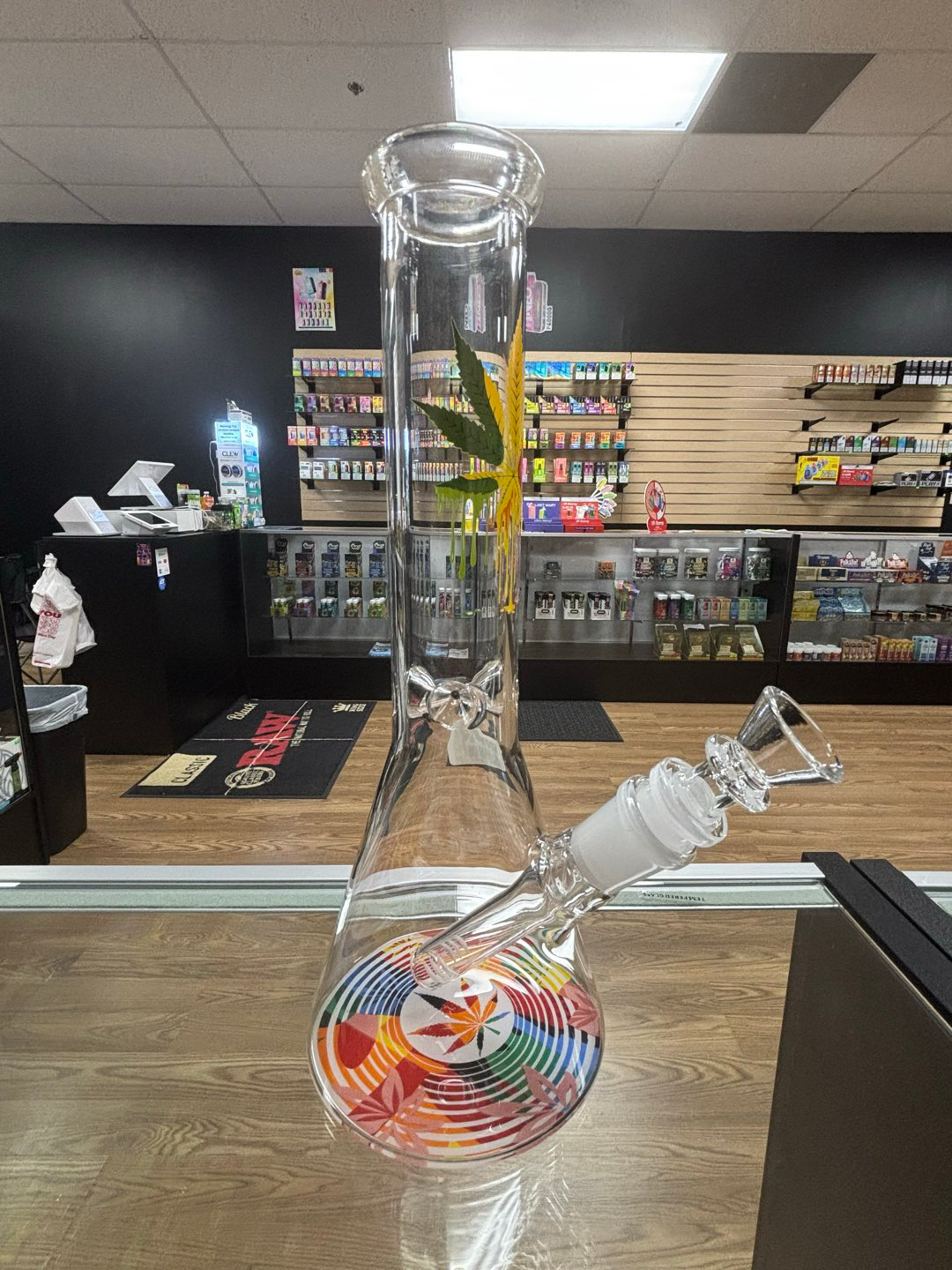 Preview pic of Aleaf multicolored beaker!