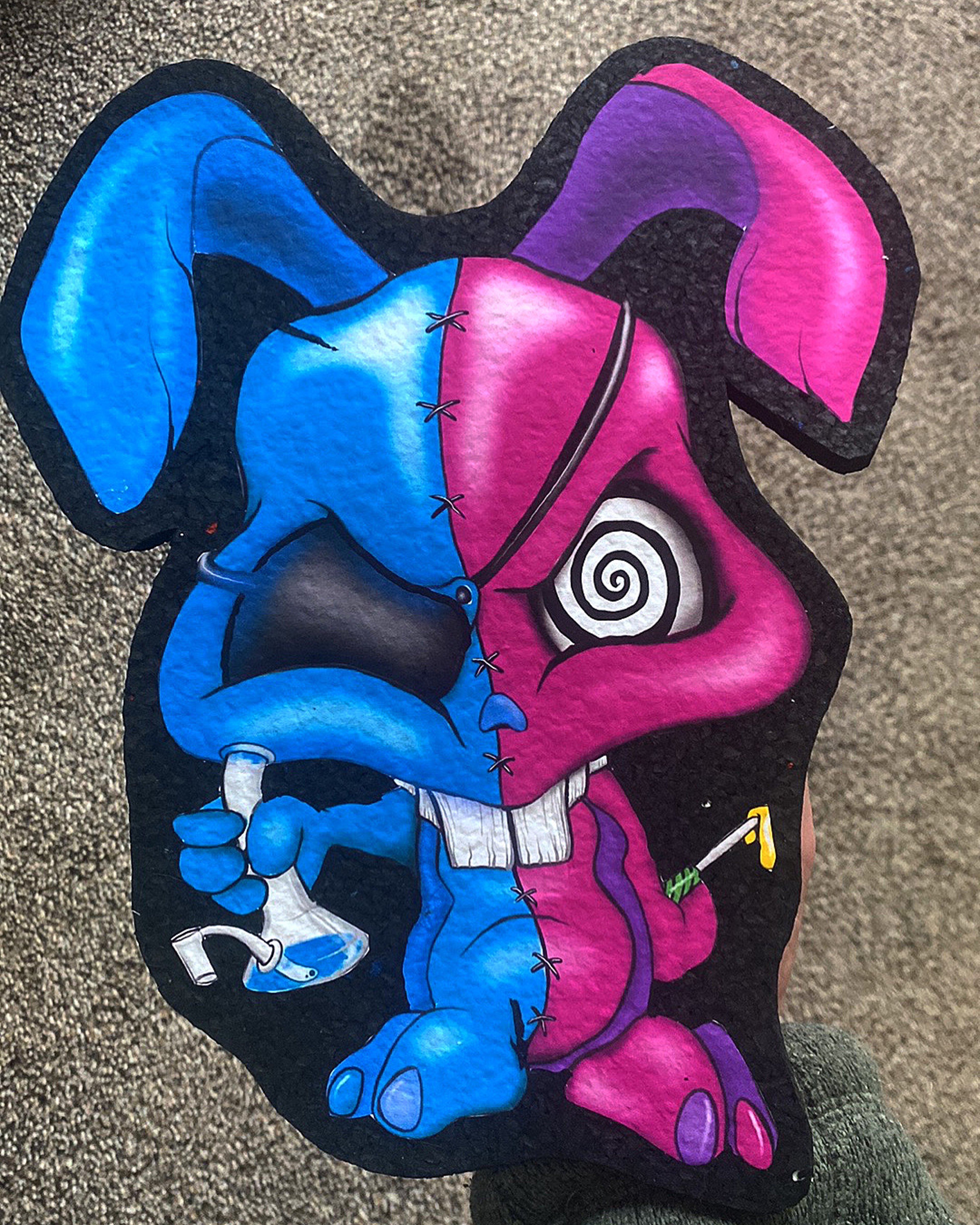 Dab bunny dabmat image 0