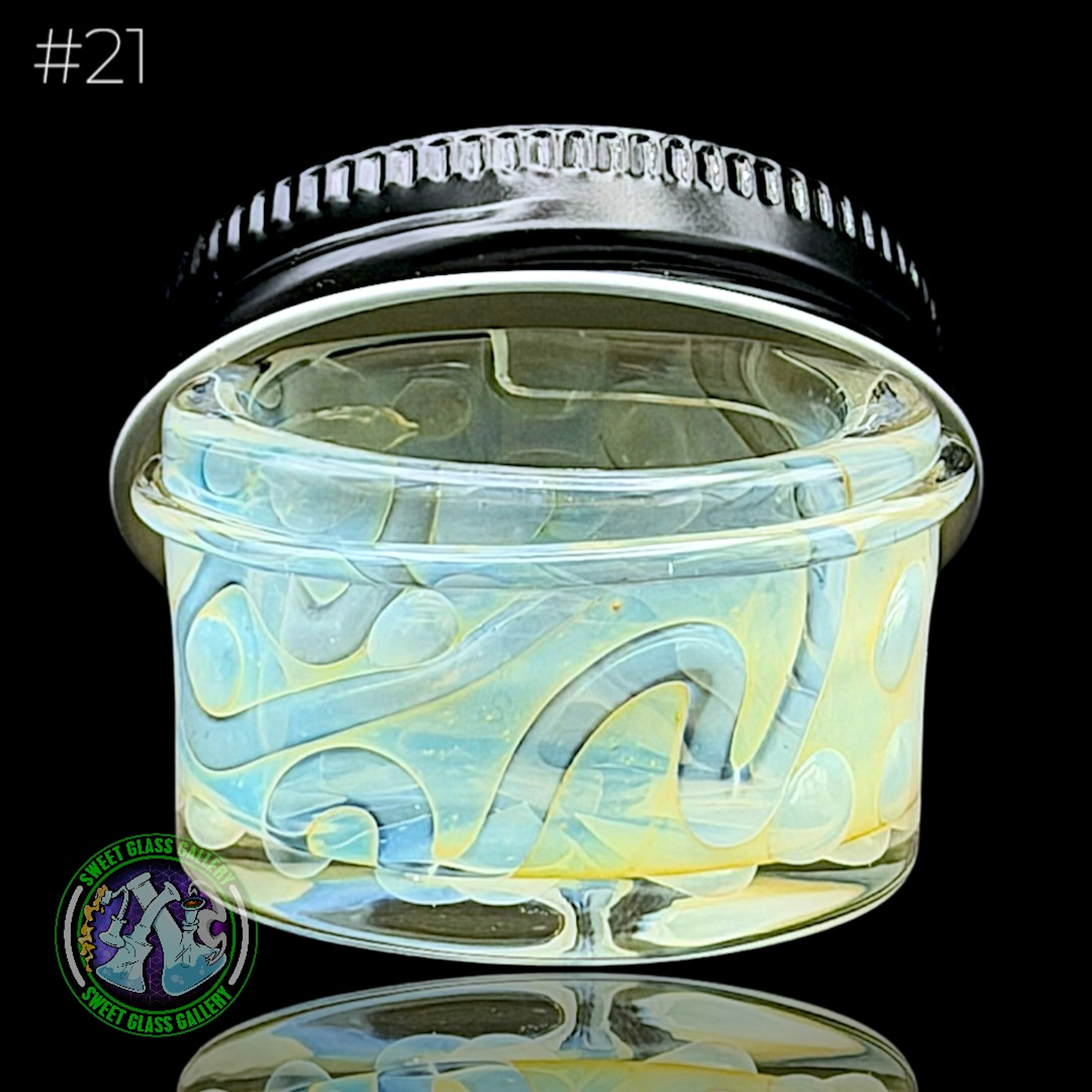 Ben’s Glass Art - Baller Jar #21 - Fume image 0