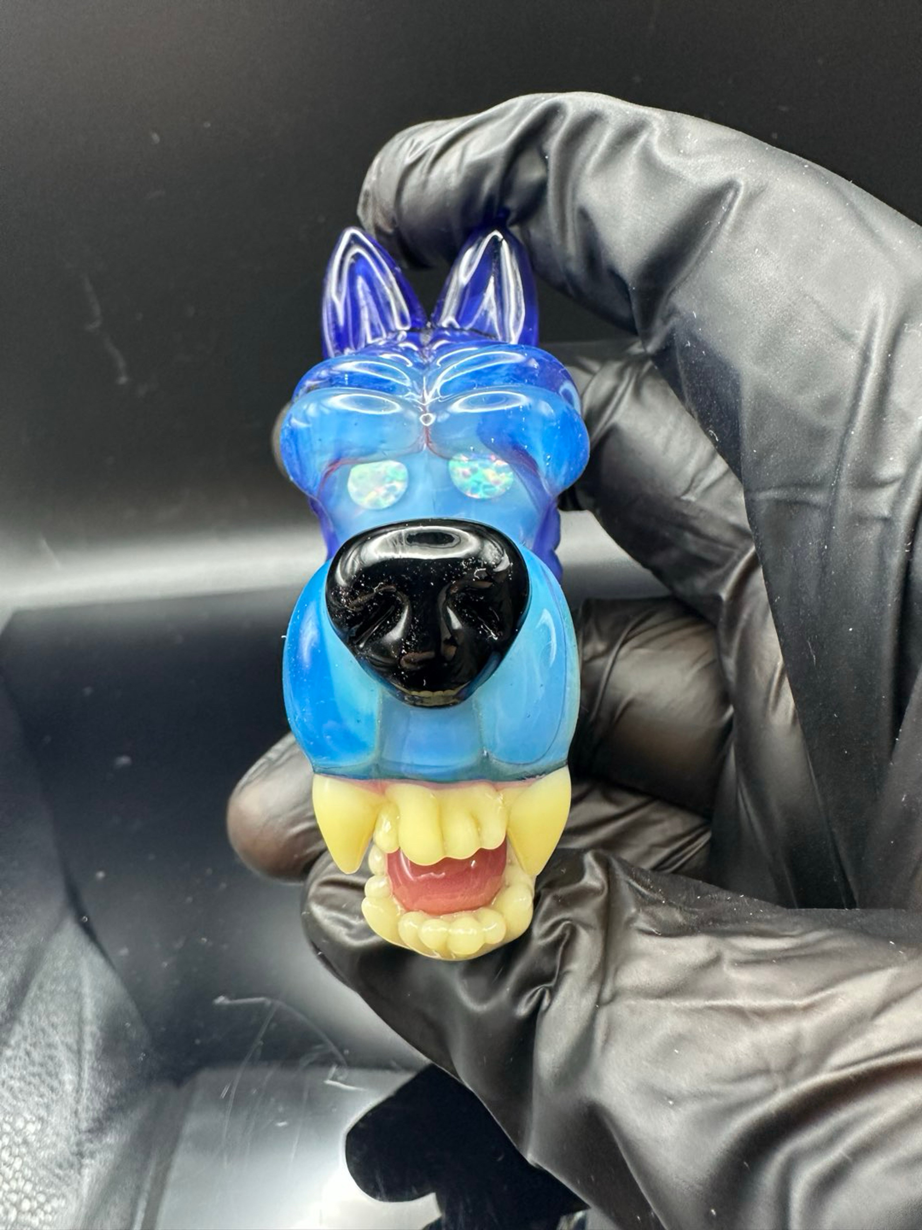 Preview pic of Ryan Kane Open Mouth Wolf Pendant