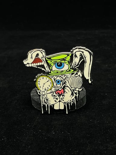 Preview pic of Down The Rabbit Hole Pin by Aaron Brooks (abrooksart)