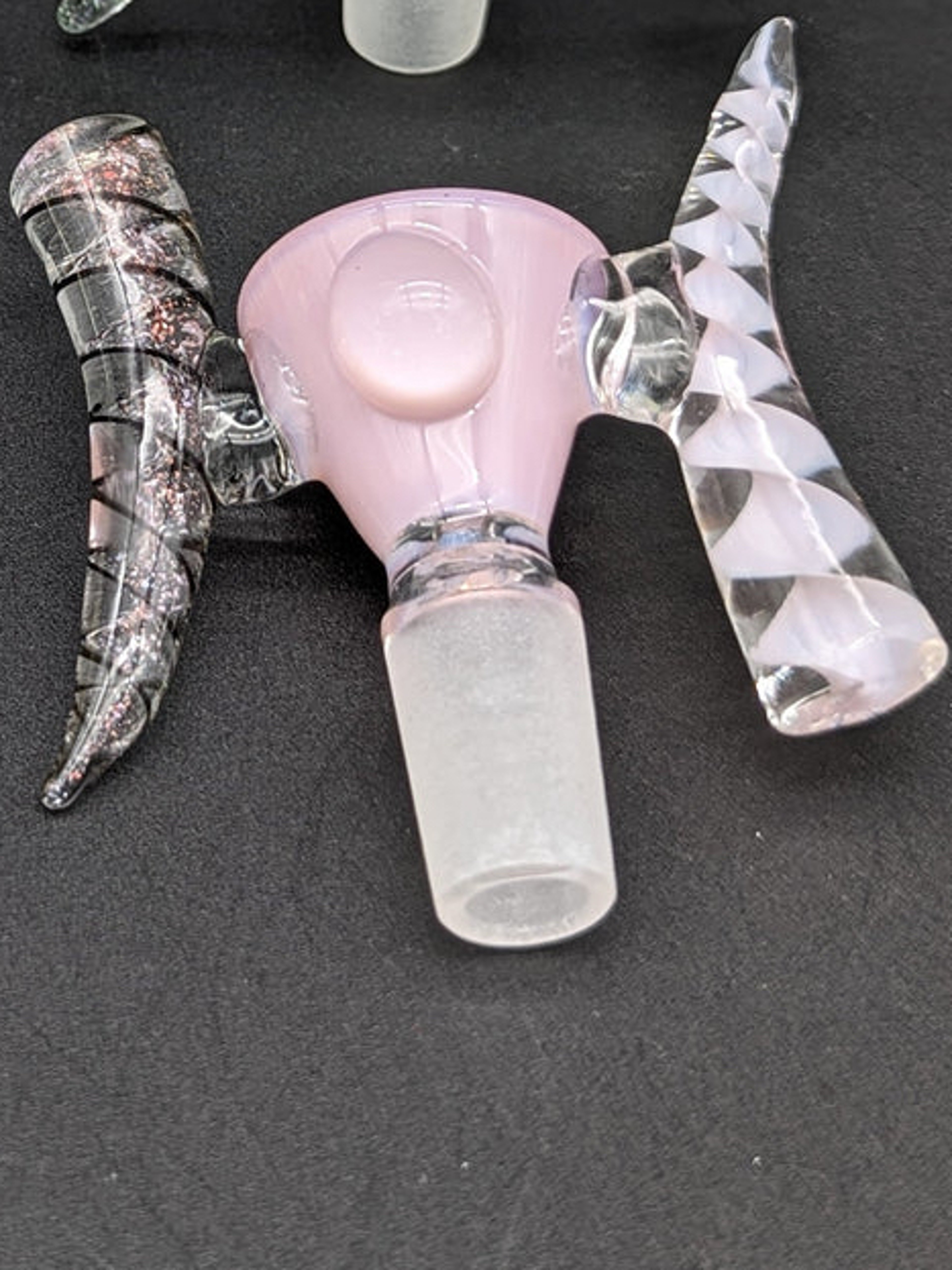 DUAL HORN WORKED 14MM SLIDE image 0