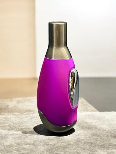 Preview pic of Scorch Torch 61312-C – Purple Single Flame Lighter (4”) – Metal & Soft-Touch Body