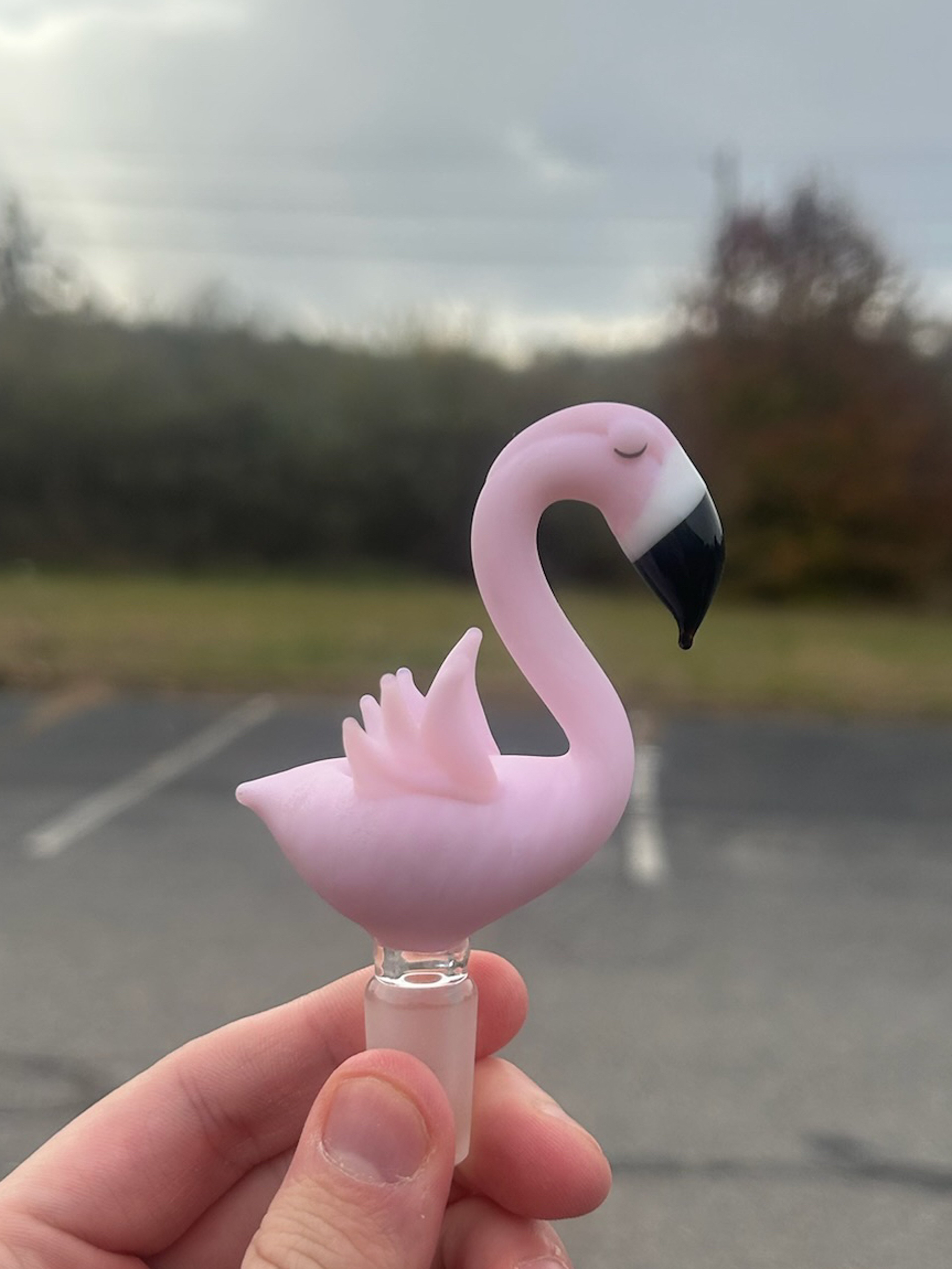 Flamingo Empire Glass Works 14mm Slide image 0