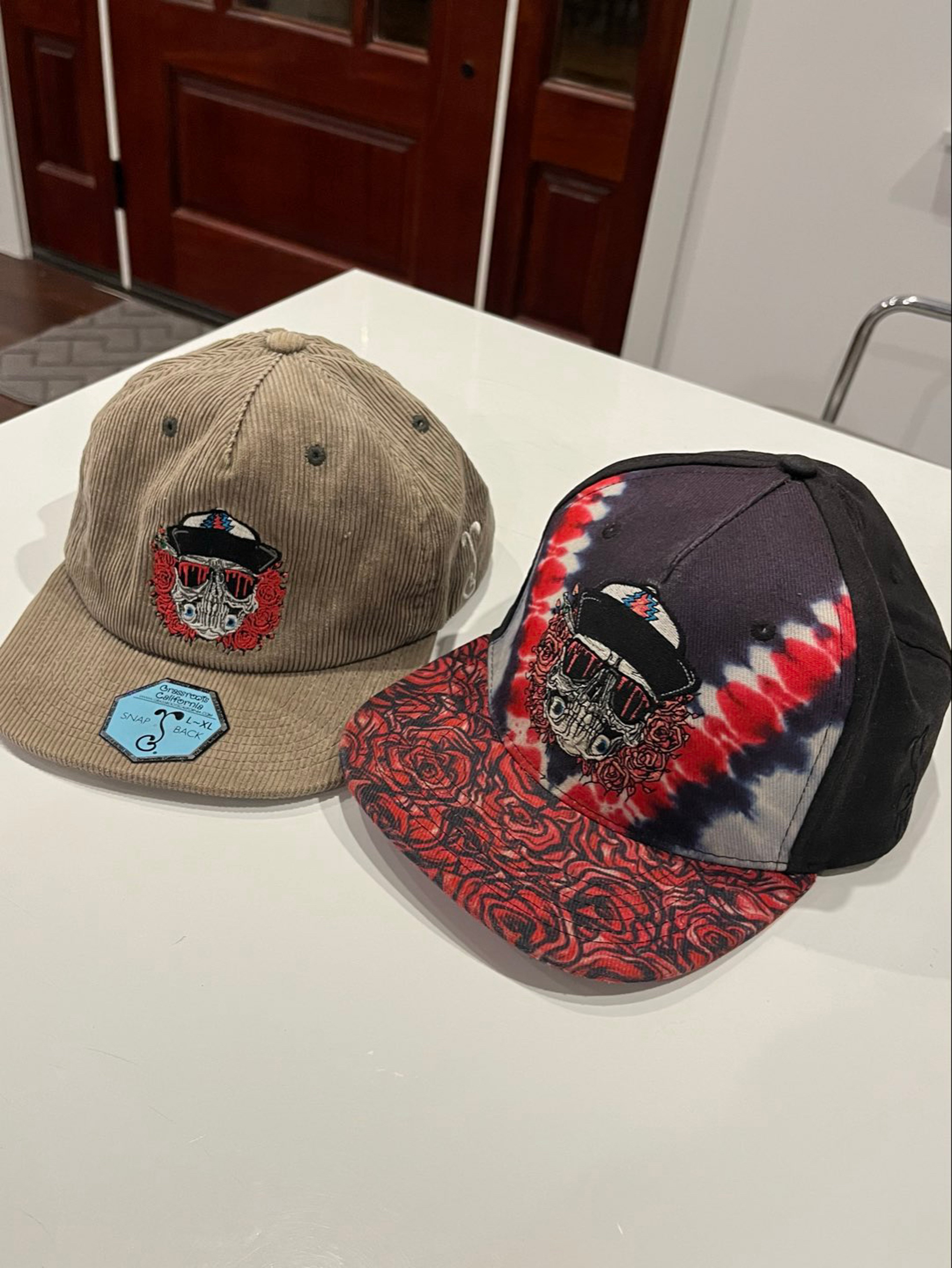 Preview pic of Bundle: L/XL Easy Bertha SnapBack Hats by Aaron Brooks (abrooksart) x Grassrootsp