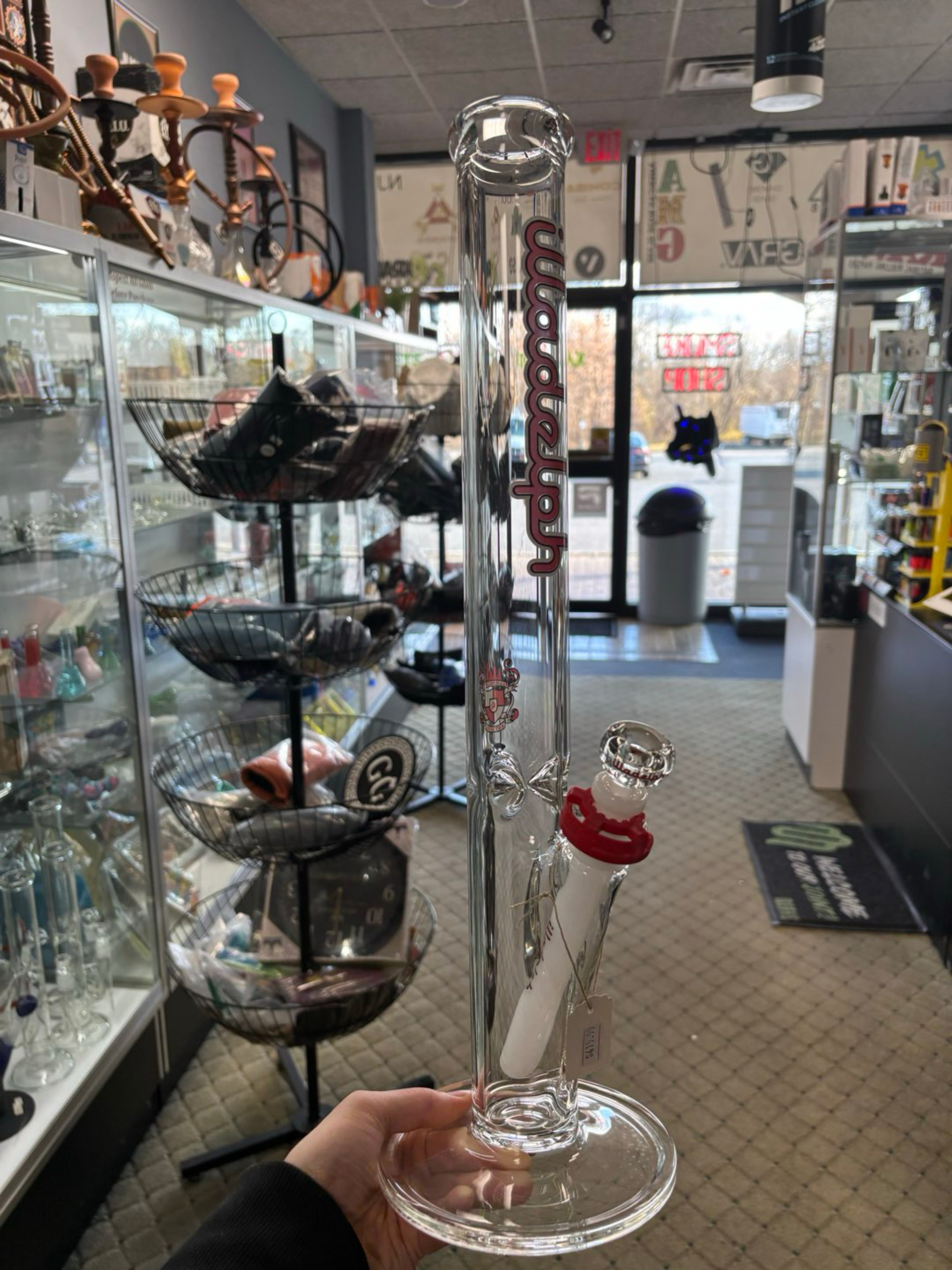 Illadelph glass straight bong image 0